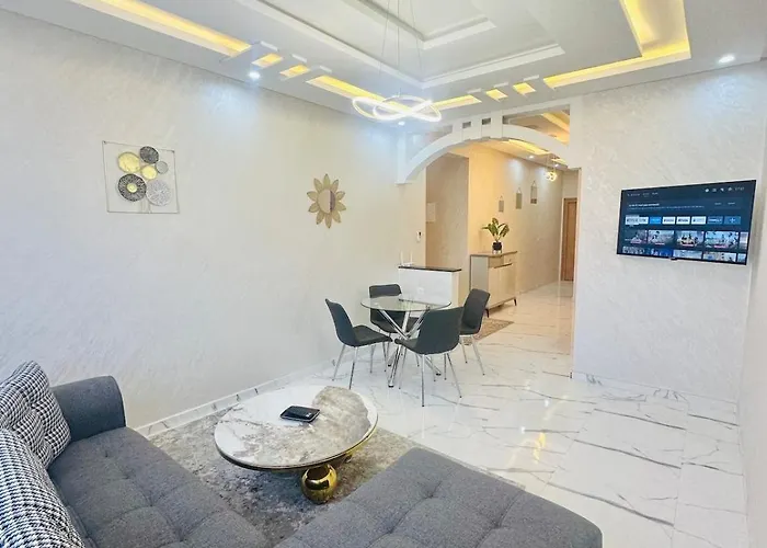 Marrakech Modern Apartment, 2 Bedrooms, Wi-Fi