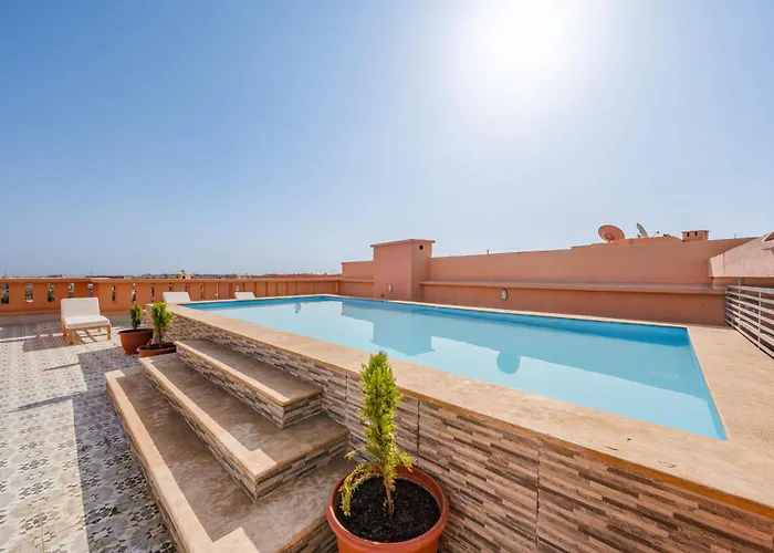 Piscine Chauffee - Sauna - Hammam - Appart Coeur De Gueliz