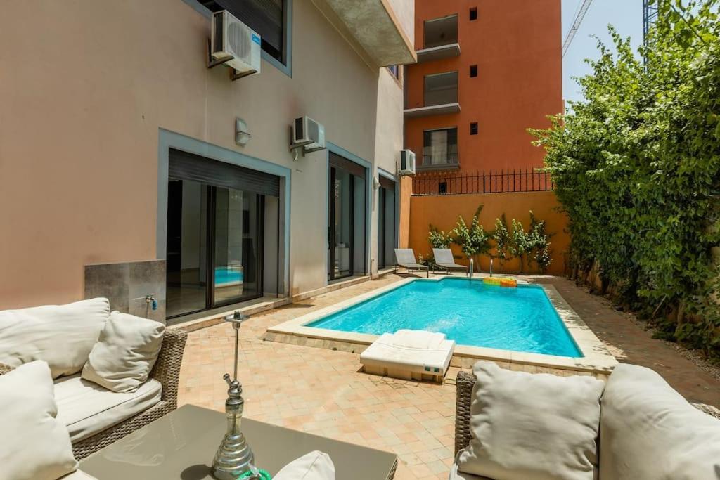O Terrasses De Gueliz Avec Piscine Privee Appartement