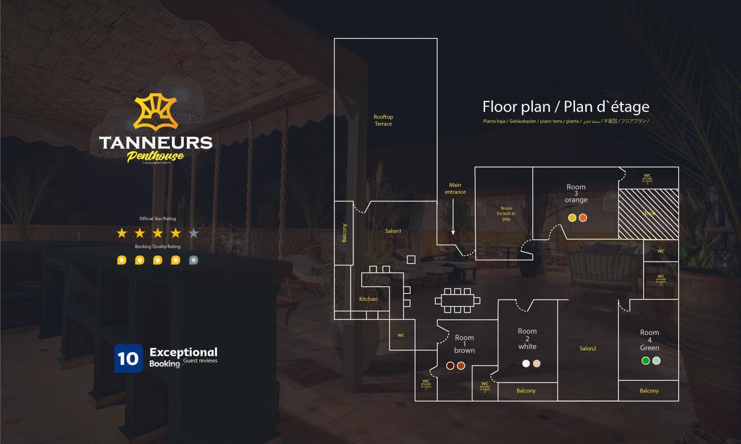 Apartment Les Tanneurs Penthouse Marrakech