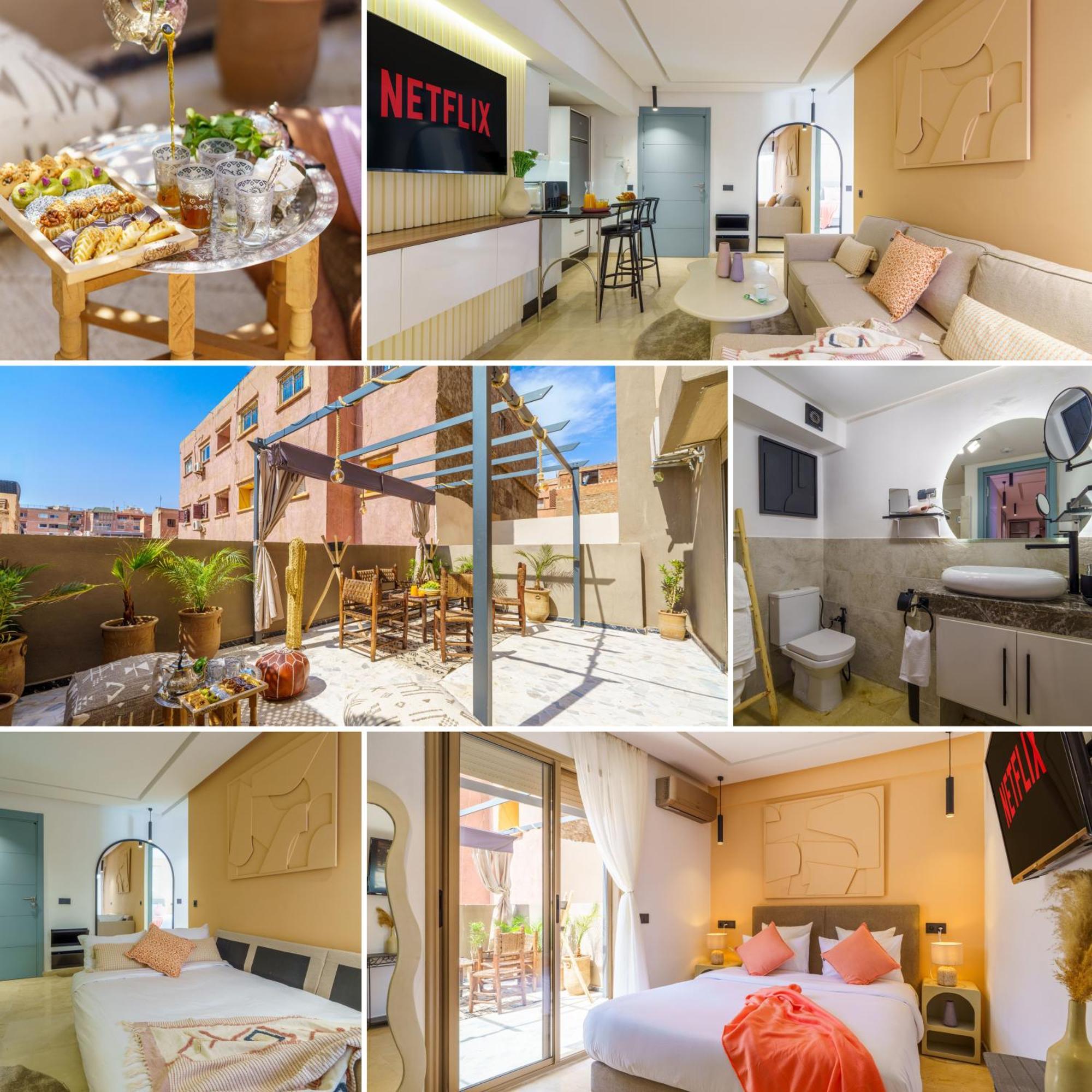 New ! Darsun - Terrasse - Fibre - Parking By Darlease Apartamento Marrakesh