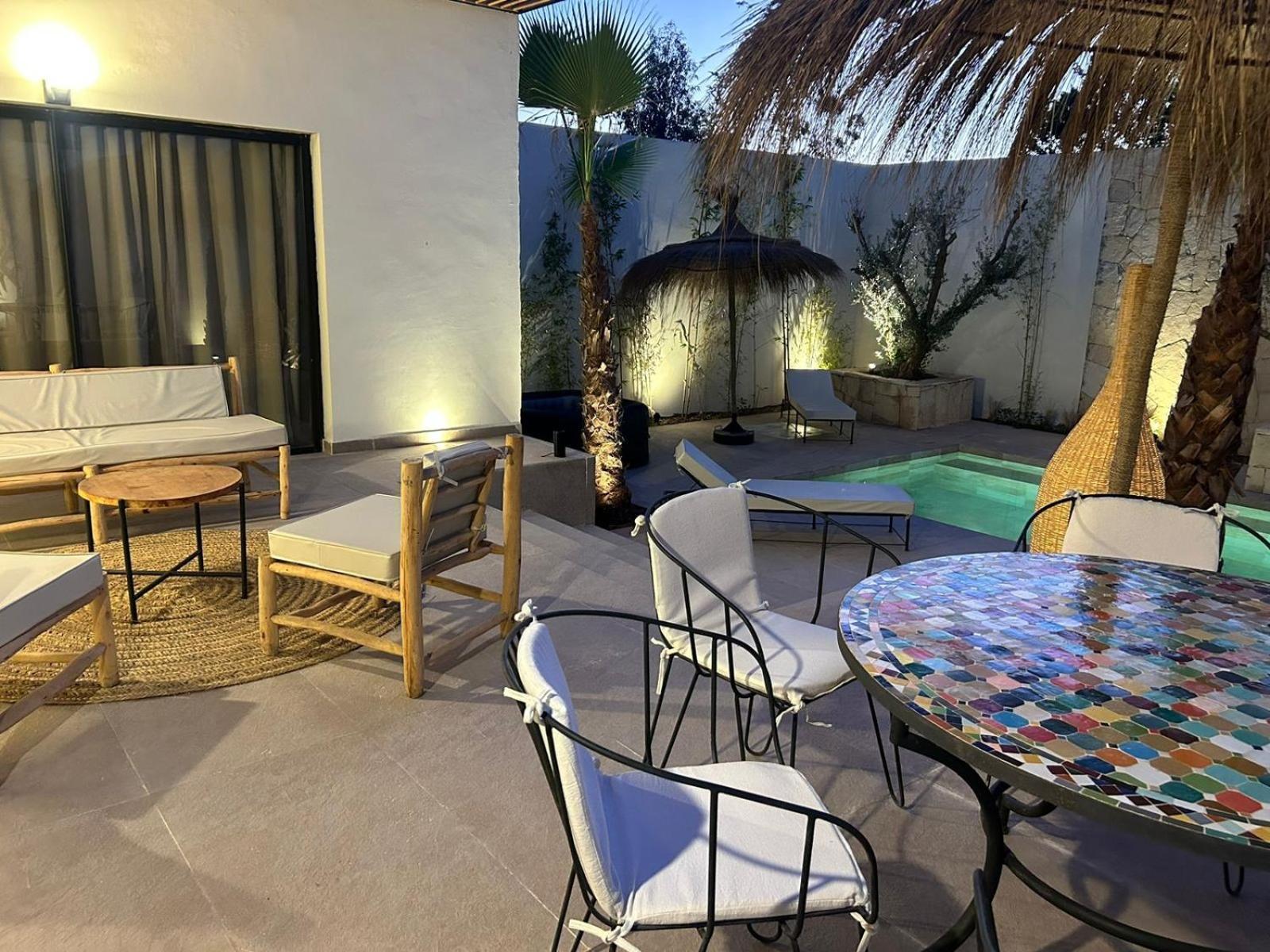 Villa Marrakech El Ain Avec Piscine Chauffee Marrakesch