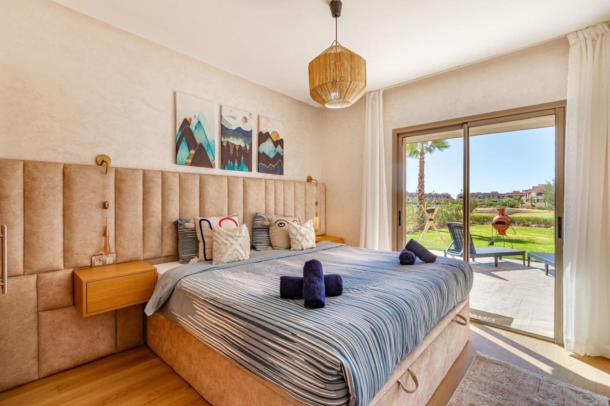 Apartment Golfique ,piscine,jardin Terrasse Privee Marrakesh