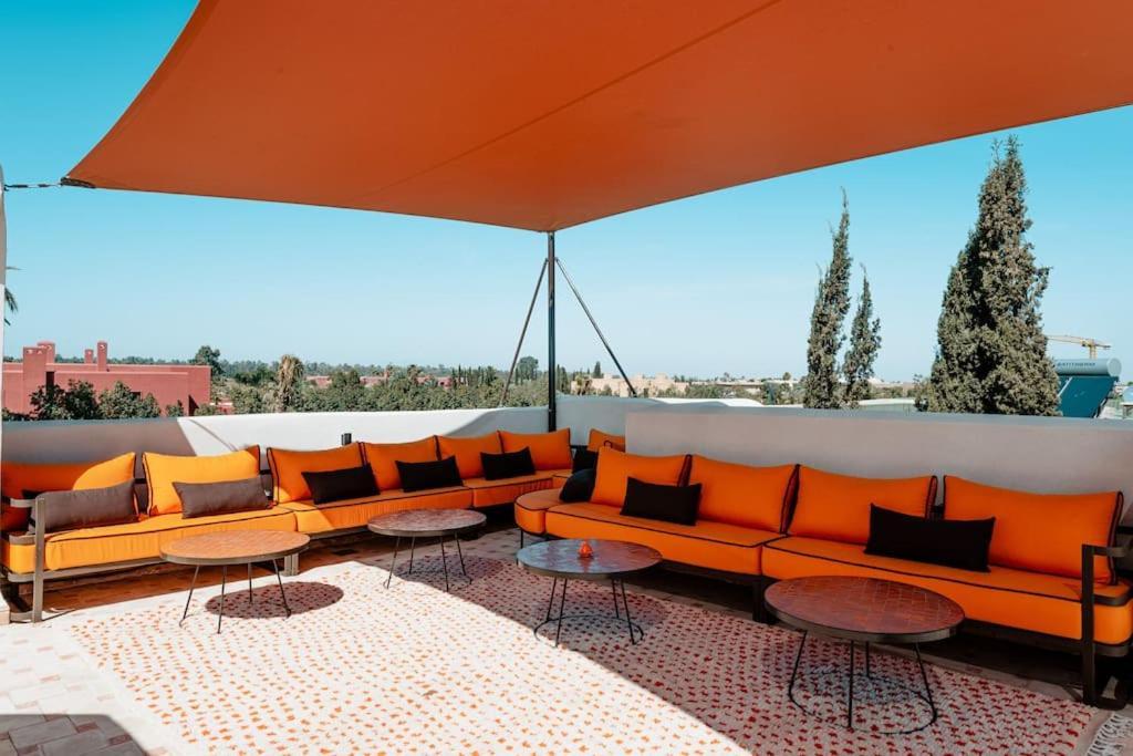La D'oz Pour 12 Personnes Golf Amelkis Villa Marrakesch