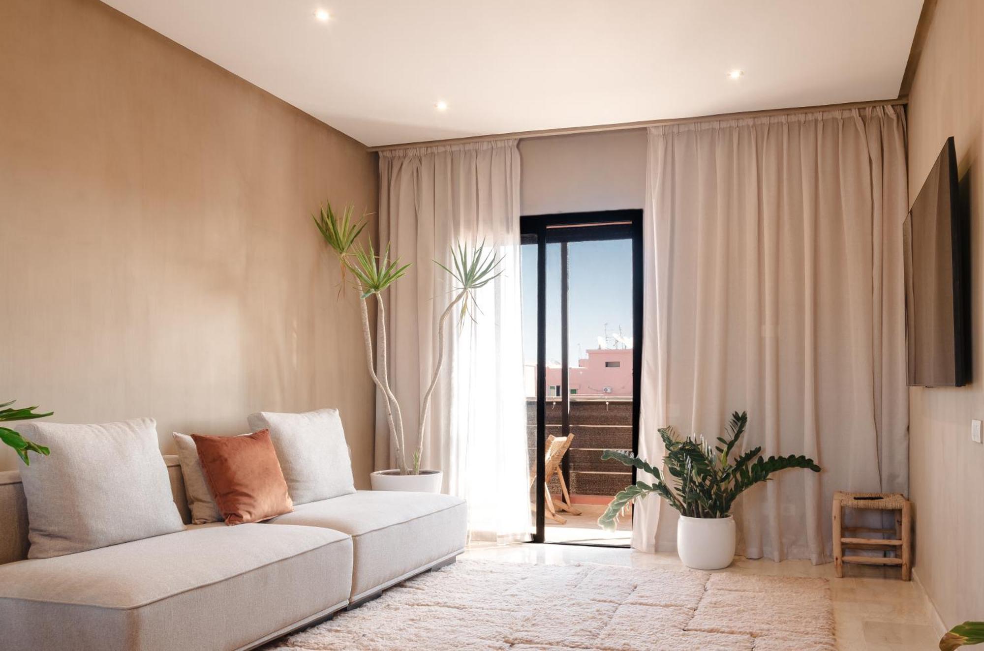 Apartment Large Stylish Gueliz With Pool Access