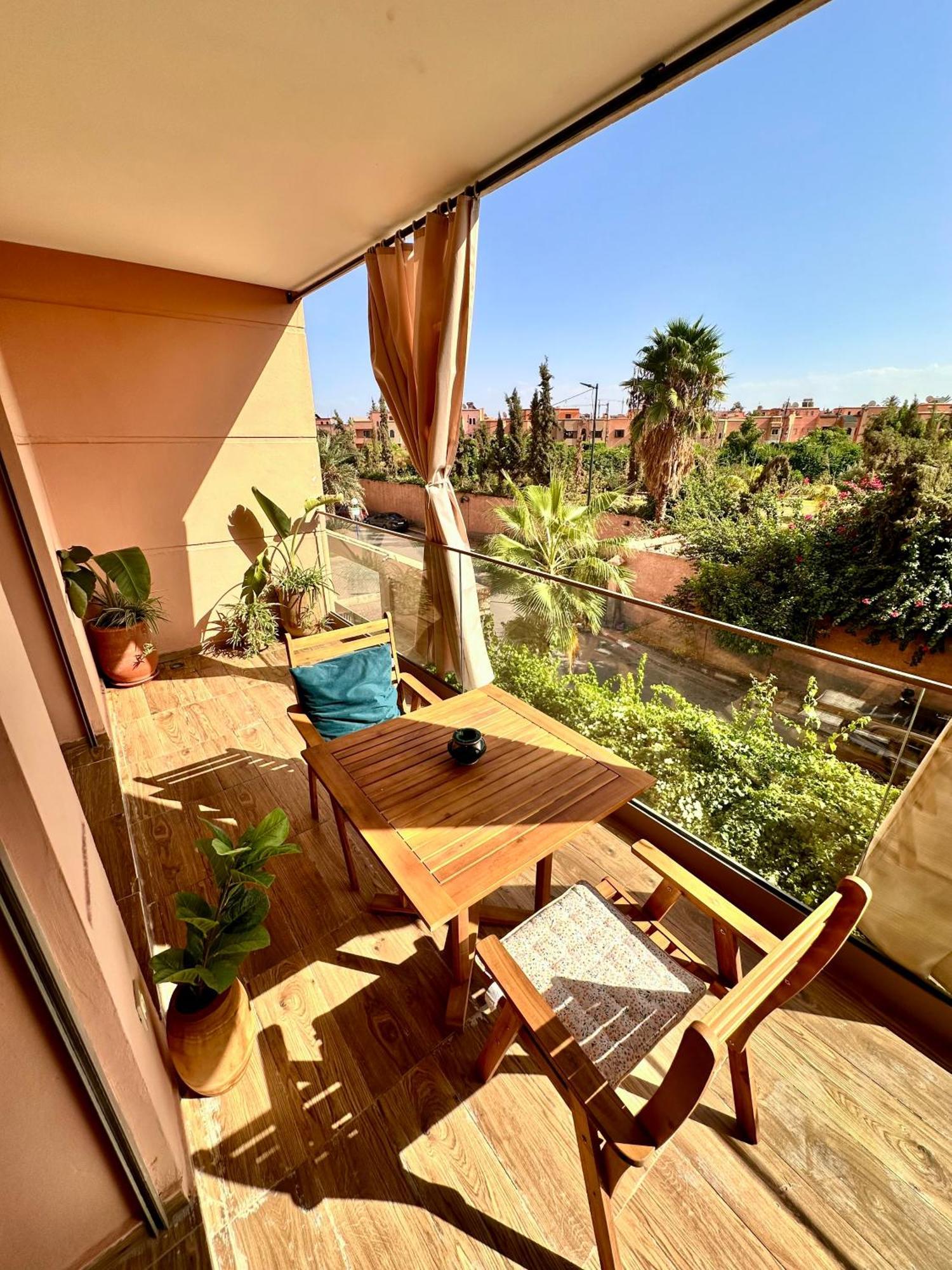 Appartement Pearl Garden Luxueux Piscine Sunny Terrasse Marrakesh