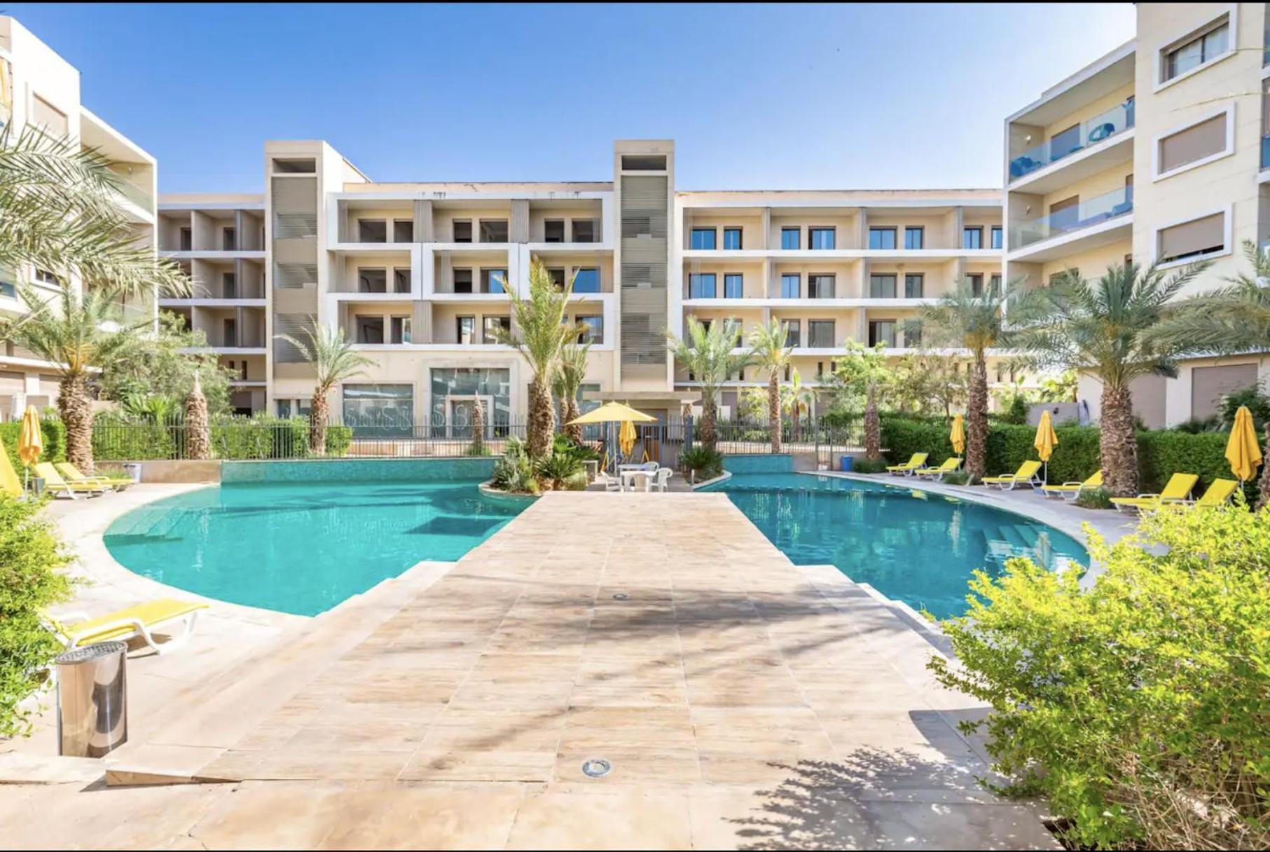 Appartement Pearl Garden Luxueux Piscine Sunny Terrasse Marrakesh