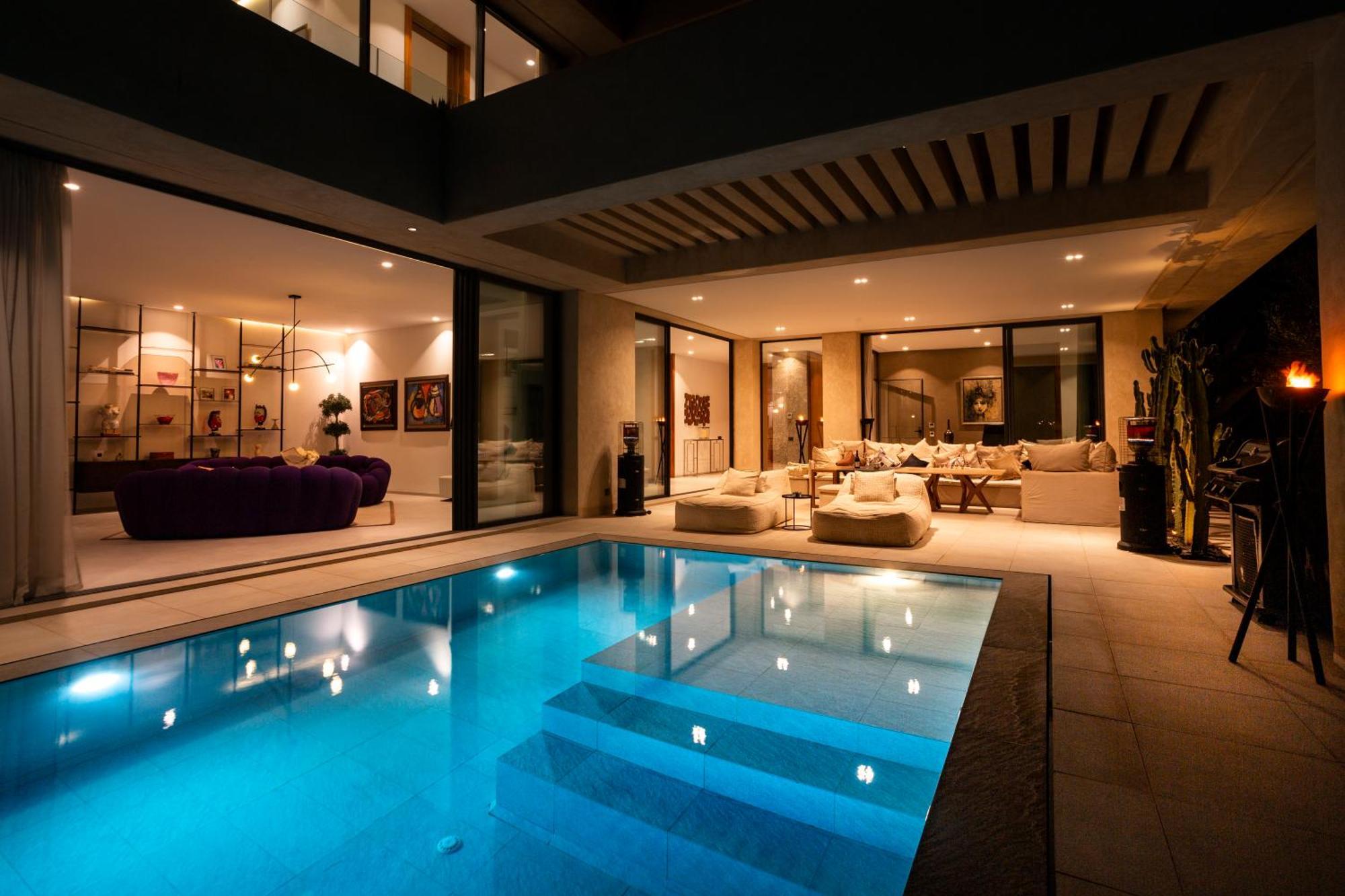 De Luxe A Marrakech, Piscine Jacuzzi, Vue Golf A Amelkis