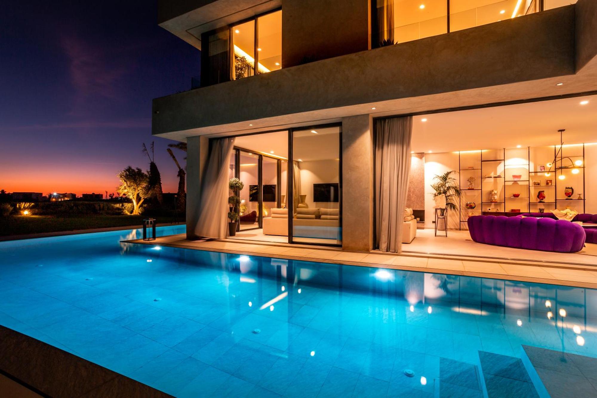 De Luxe A Marrakech, Piscine Jacuzzi, Vue Golf A Amelkis * Marrakesh