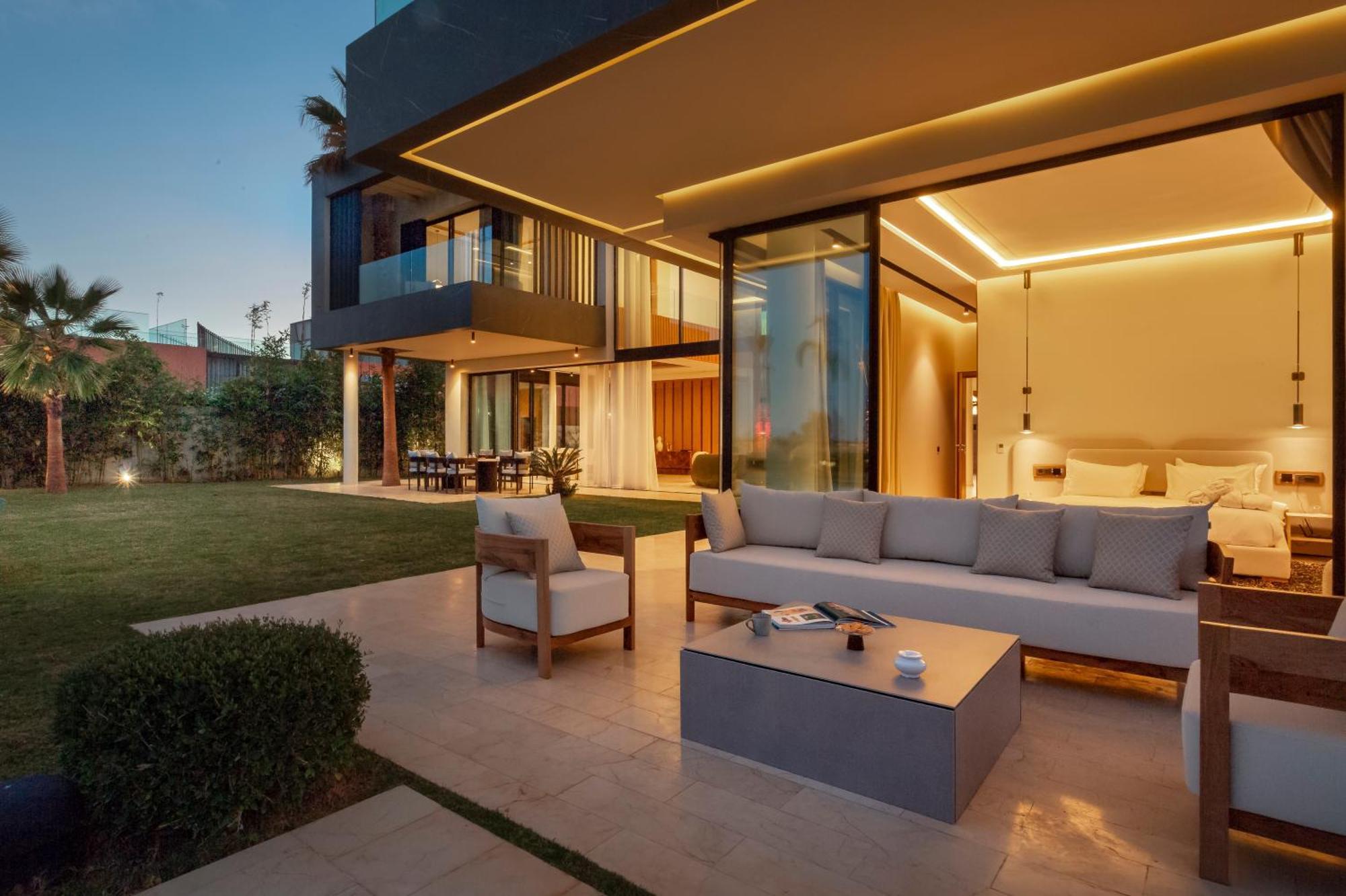 Villa De Luxe A Marrakech, Piscine Jacuzzi, Vue Golf A Amelkis Marrakesh