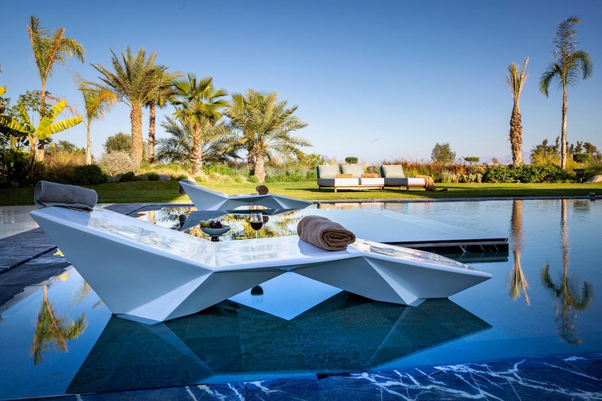 De Luxe A Marrakech, Piscine Jacuzzi, Vue Golf A Amelkis Marrakesh