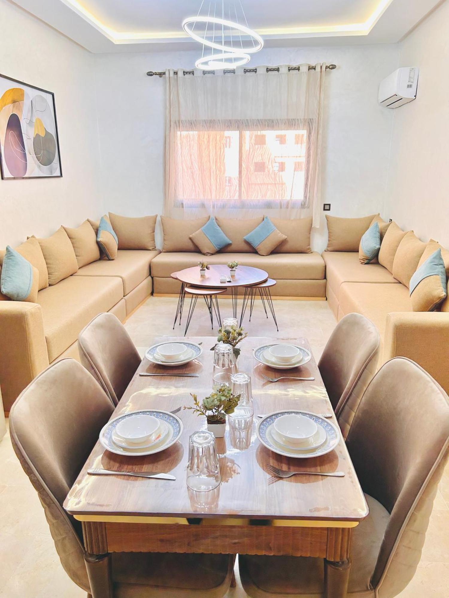 Apartment New In Gueliz, Pool, Balcony & Parking *