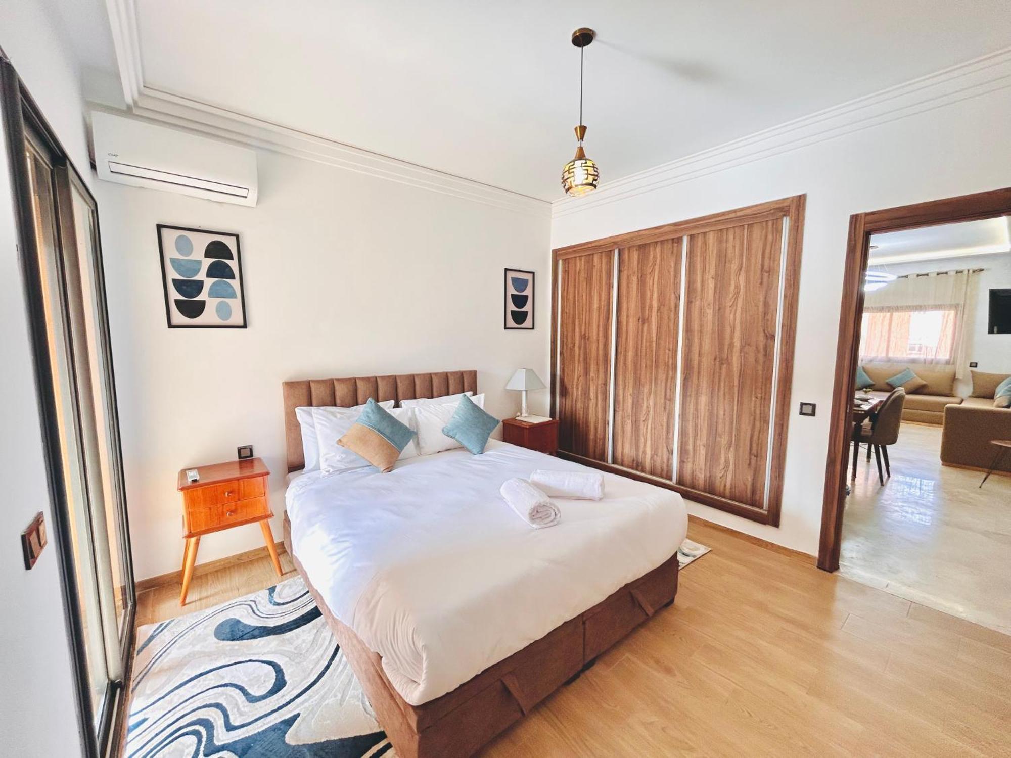 Appartement New In Gueliz, Pool, Balcony & Parking Marrakesh