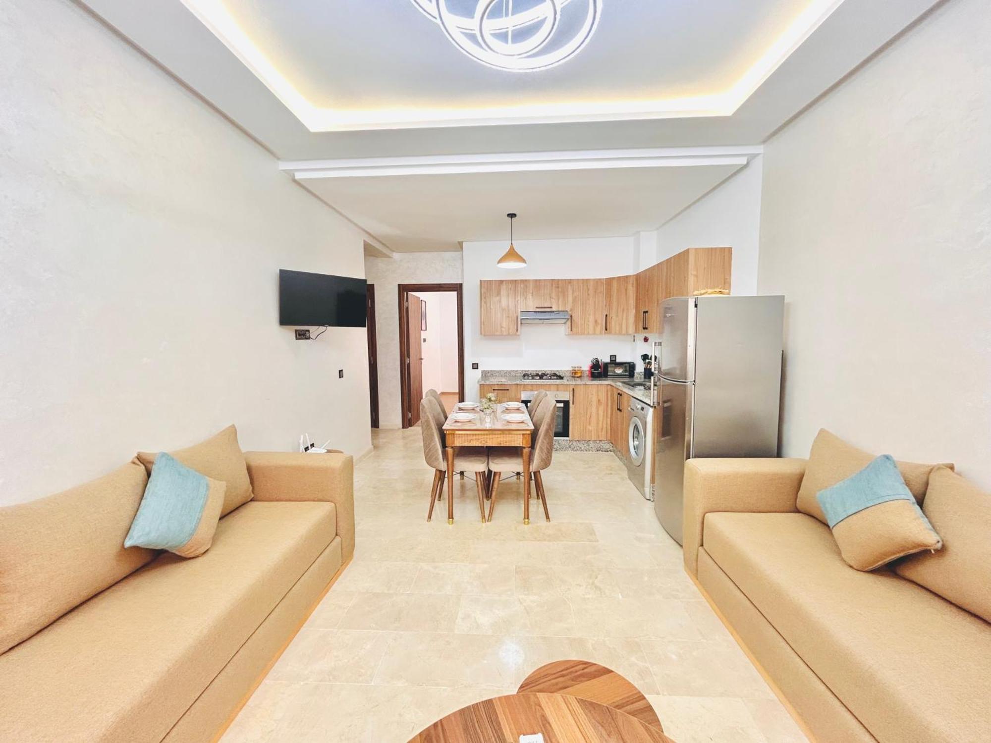 Appartement New In Gueliz, Pool, Balcony & Parking