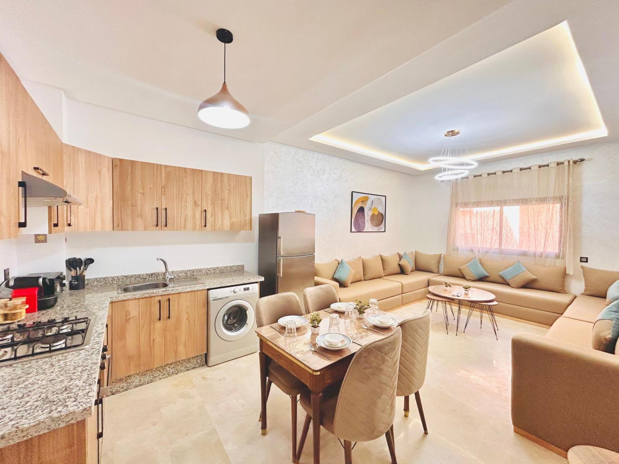 Appartement New In Gueliz, Pool, Balcony & Parking Marrakesh