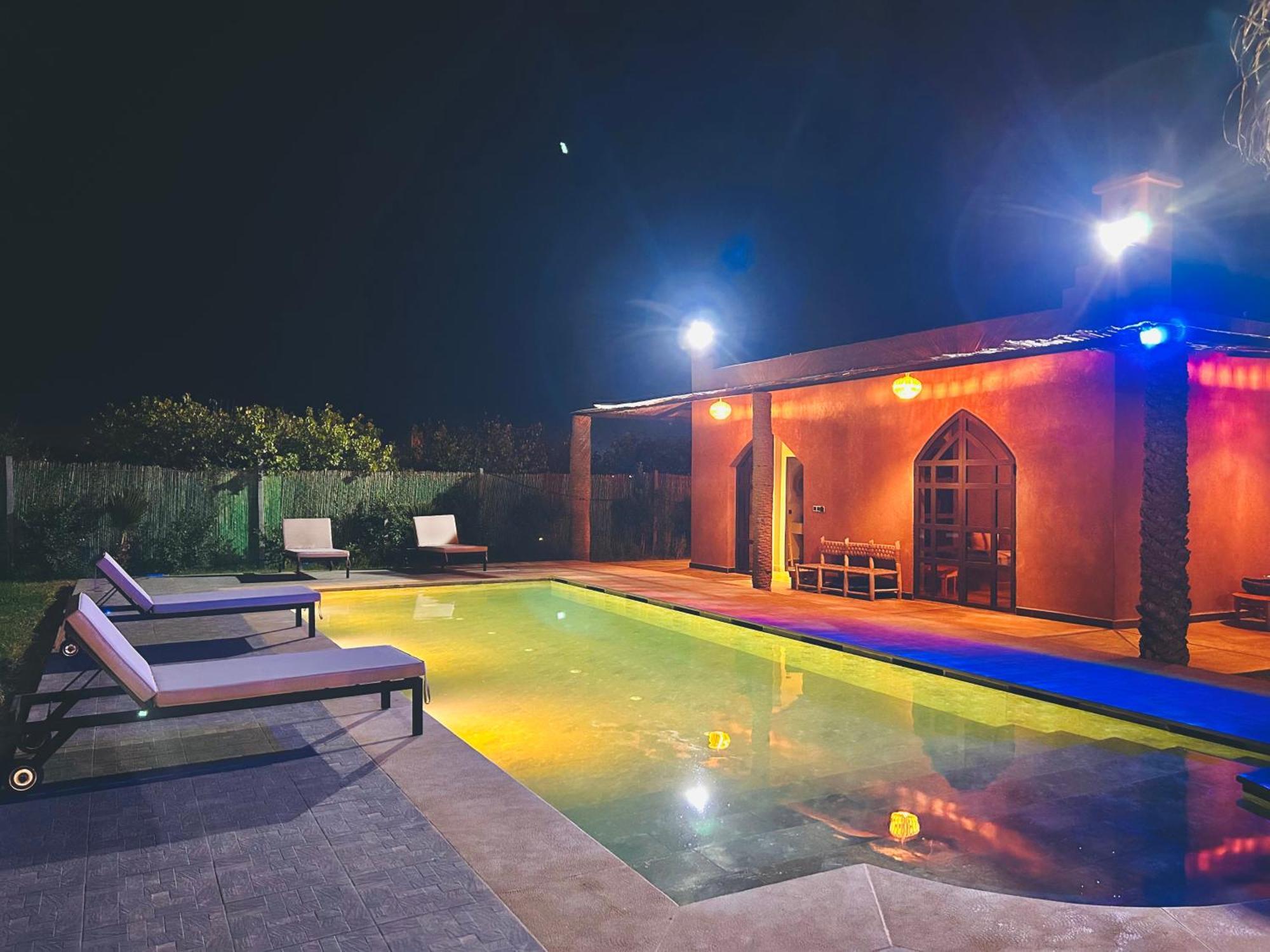 Piscine Privee Sans Vis A Vis , Vue Superbe , Proche Centre - Fibre Optique Wifi Villa Marrakesh