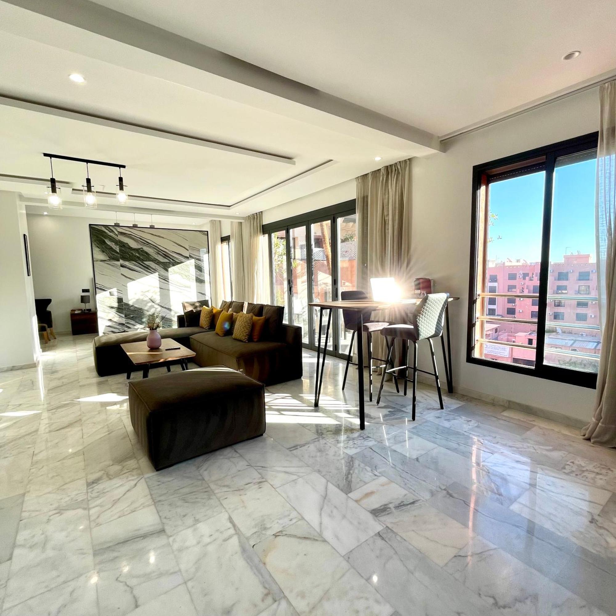 Appartement Palm View Luxury Loft In Heart Of Gueliz Marrakesh