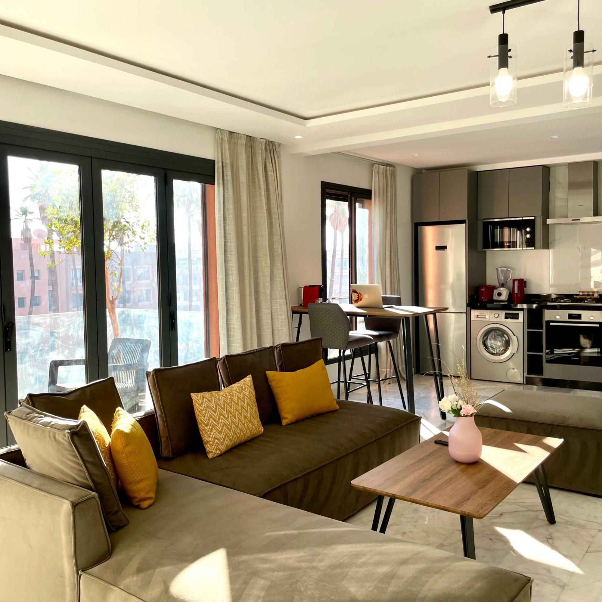Appartement Palm View Luxury Loft In Heart Of Gueliz Marrakesh