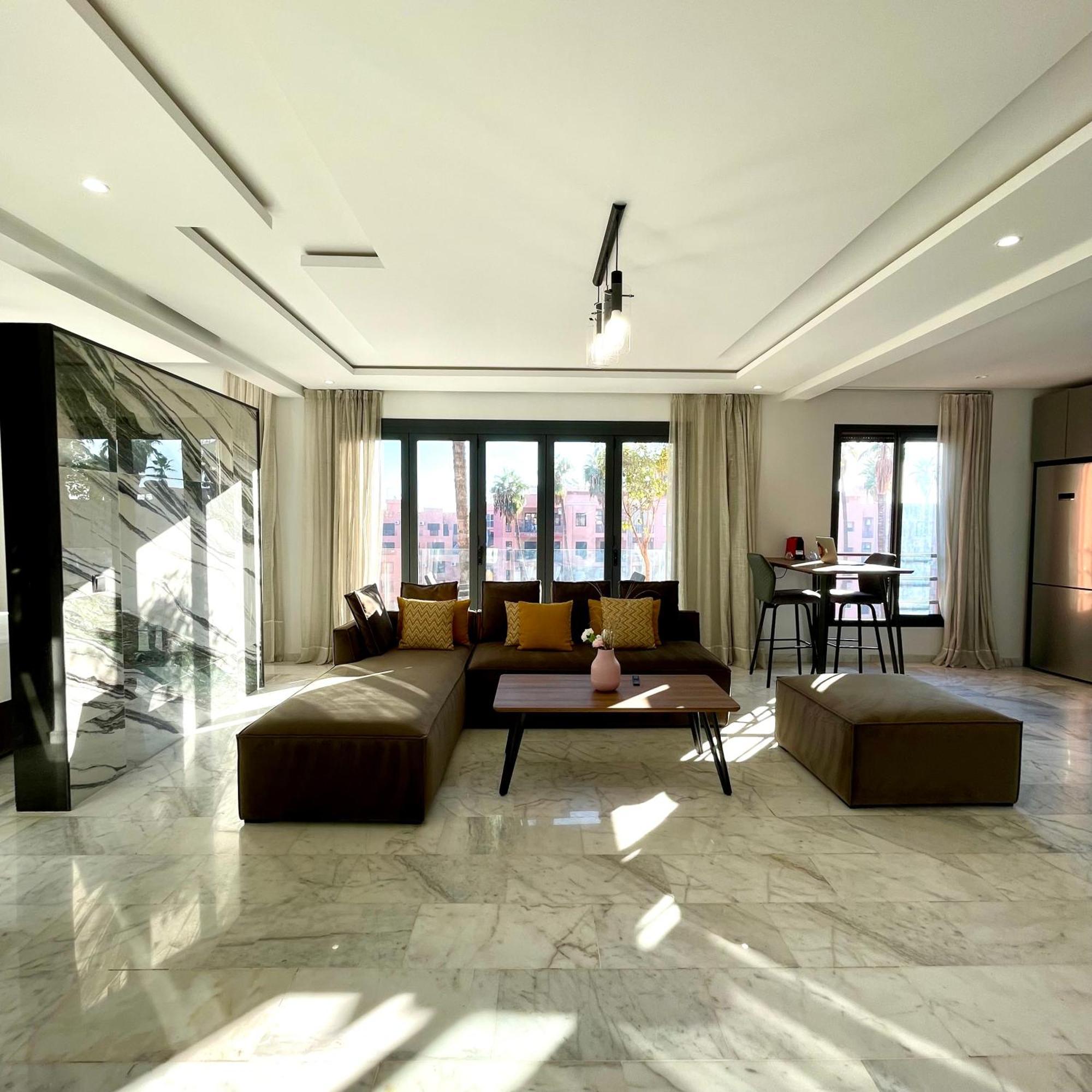 Palm View Luxury Loft In Heart Of Gueliz Appartement *