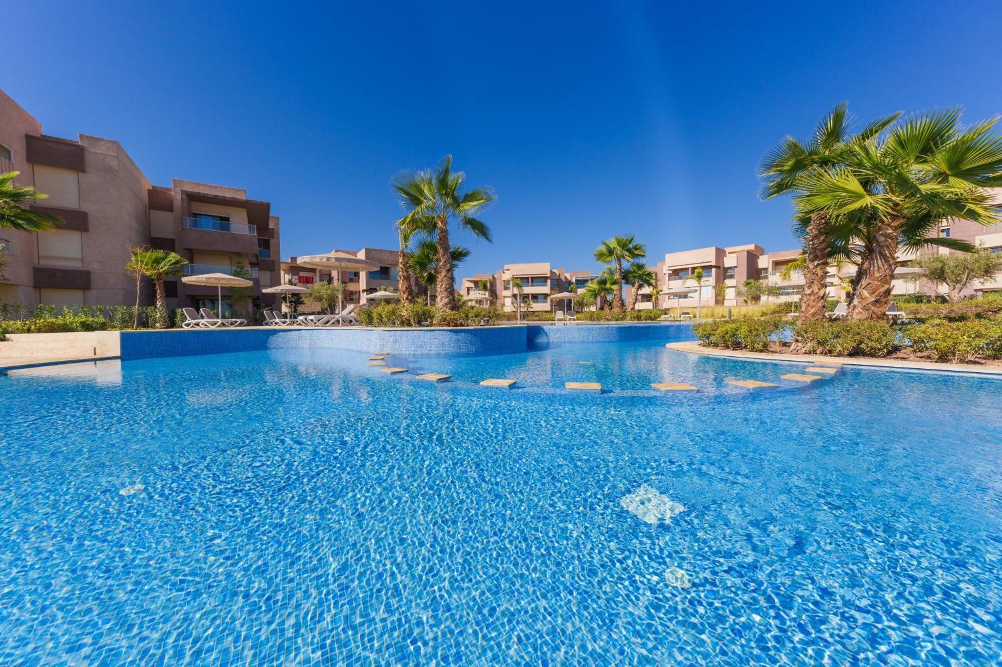 Modern Appart-golf View, Terrace & Fiber Optic Appartement Marrakesh