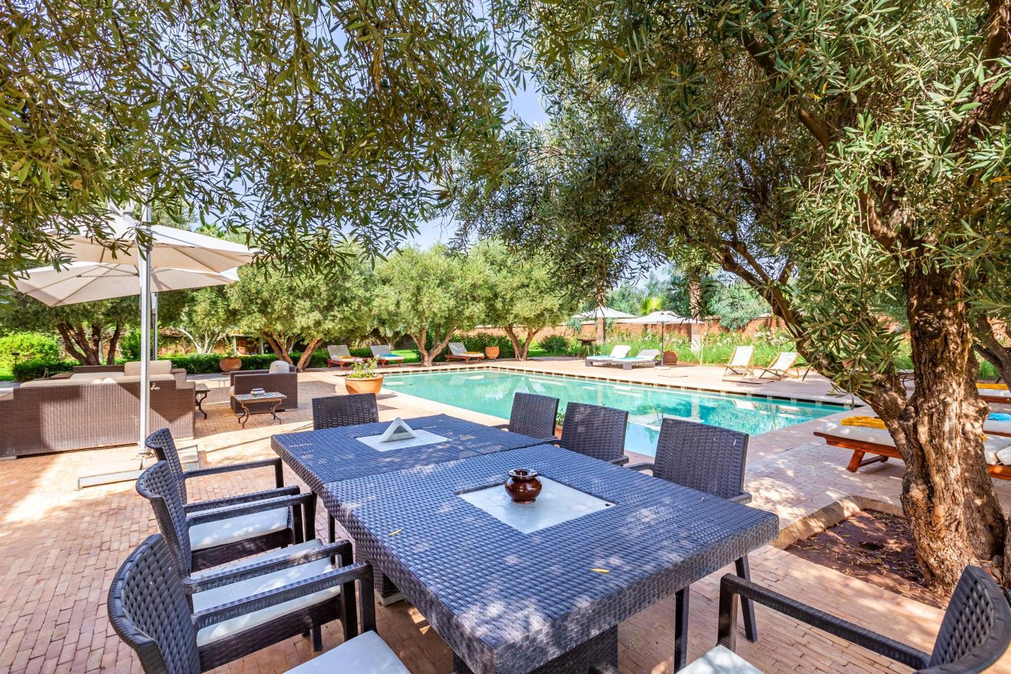 Villa Luxury Getaway In Marrakech , Zaria With Pool And Breakfast *