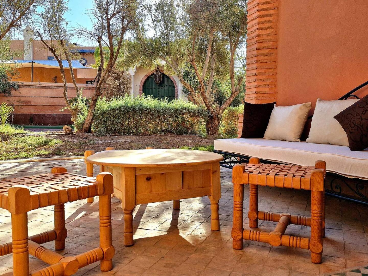 Apartamento Familiale A Marrakech Jardin Piscine Et Parc Pour Enfants
