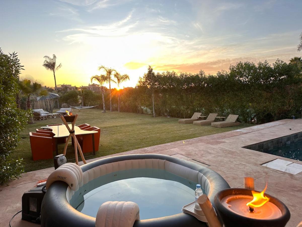 Villa Magnifique 6 Avec Piscine Jacuzzi Et Hammam A Argan Golf A 10 Min Du Centre Marrakesh