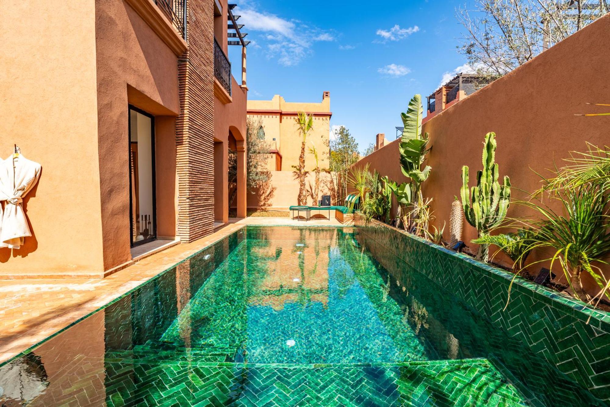 Palais Mamina 380m2 Au Coeur De La Palmeraie De Marrackech