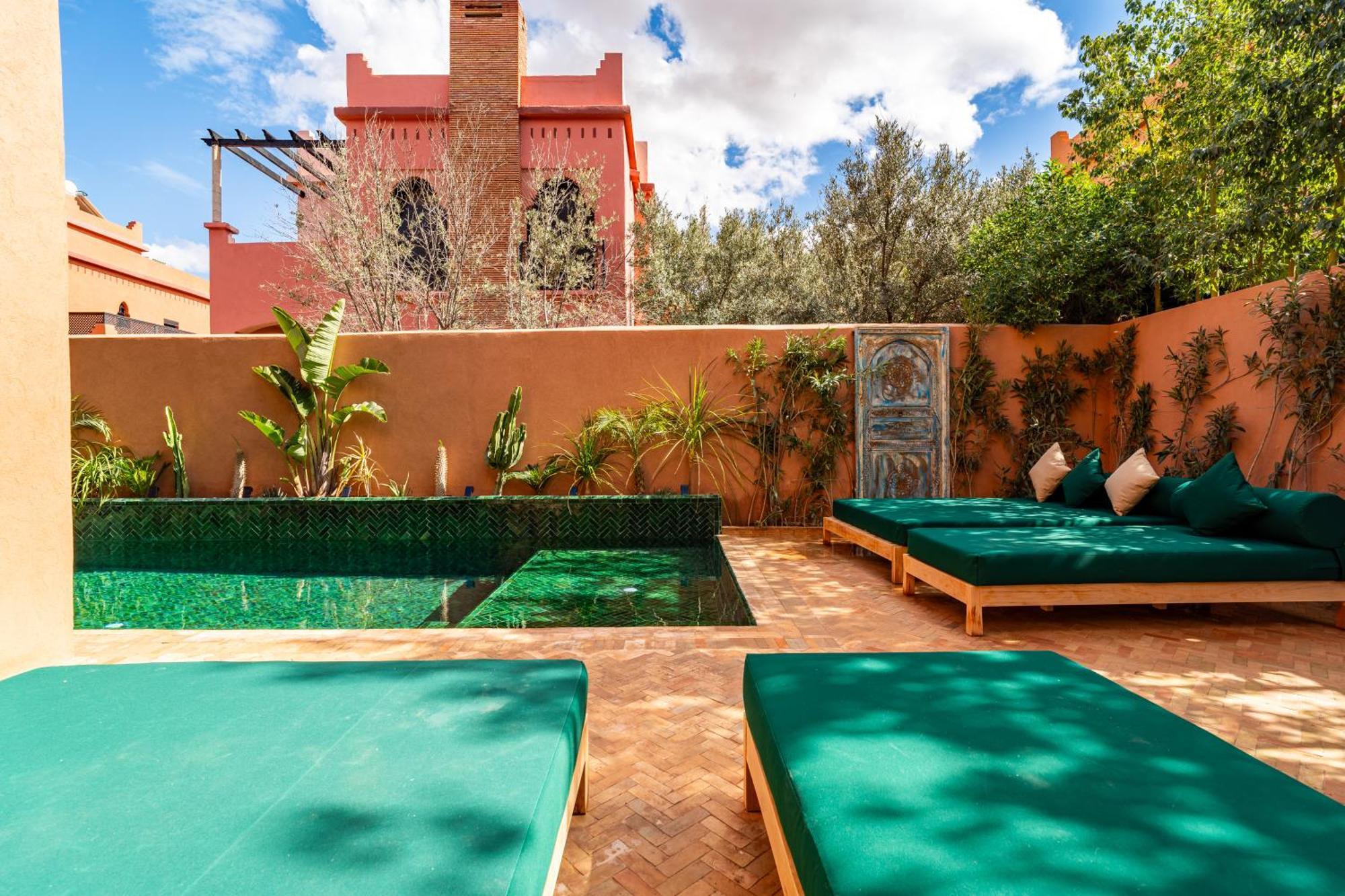 Villa Palais Mamina 380m2 Au Coeur De La Palmeraie De Marrackech