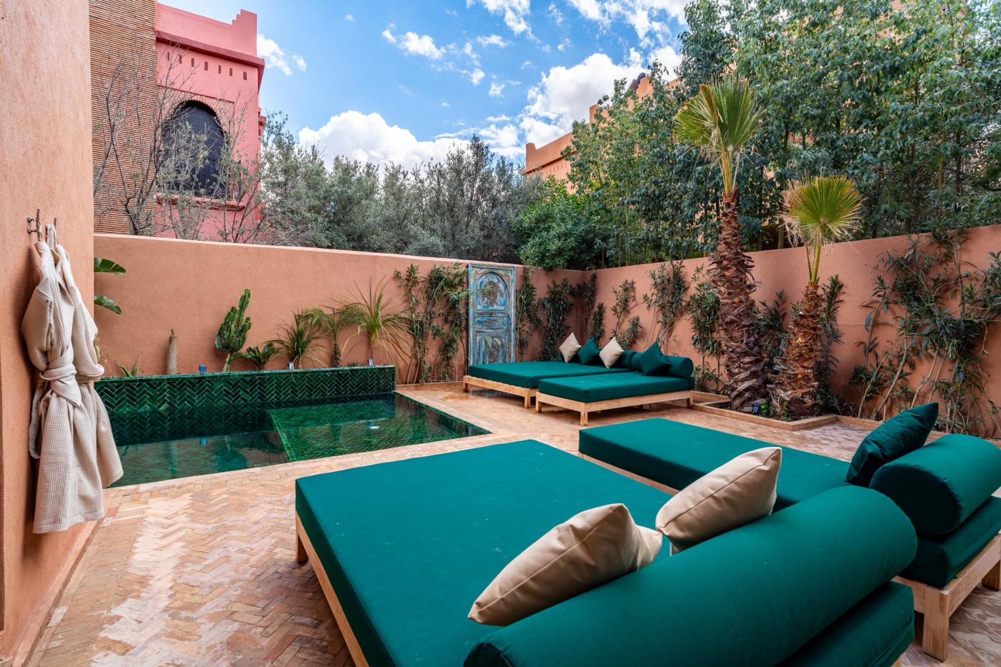 Palais Mamina 380m2 Au Coeur De La Palmeraie De Marrackech Villa *
