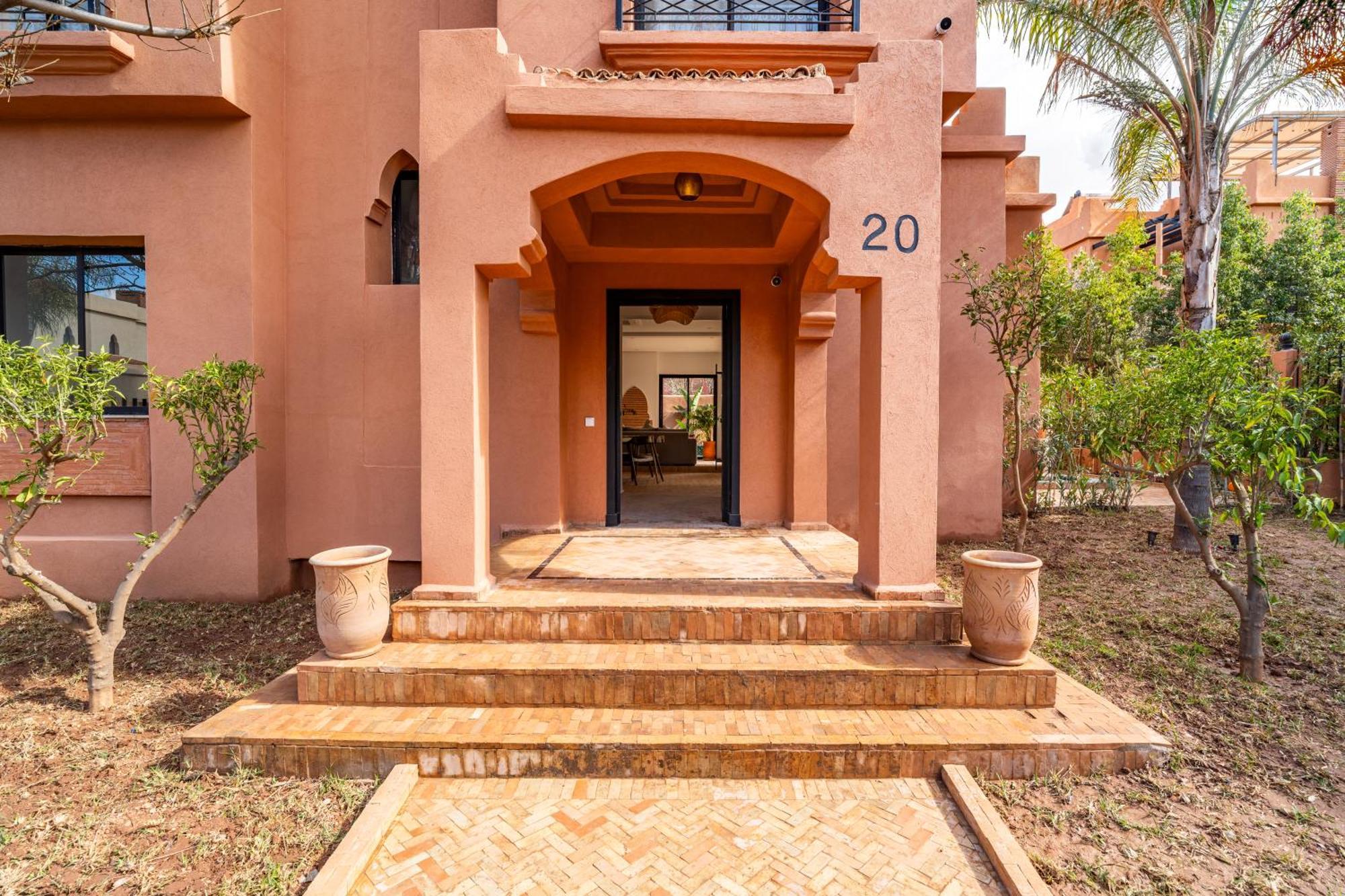 Villa Palais Mamina 380m2 Au Coeur De La Palmeraie De Marrackech *