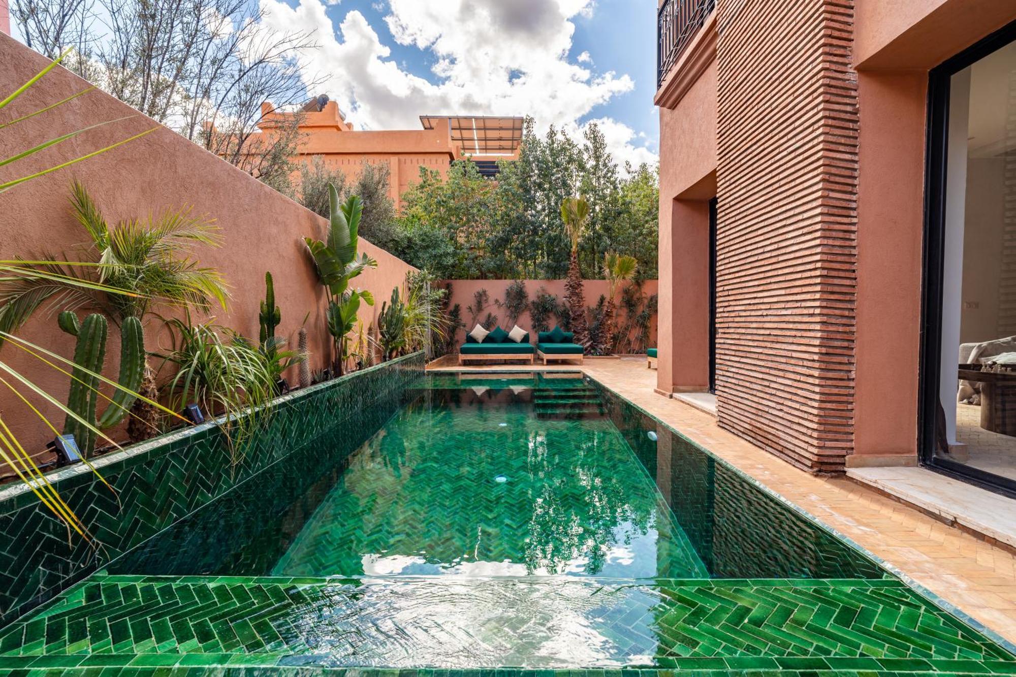 Palais Mamina 380m2 Au Coeur De La Palmeraie De Marrackech *