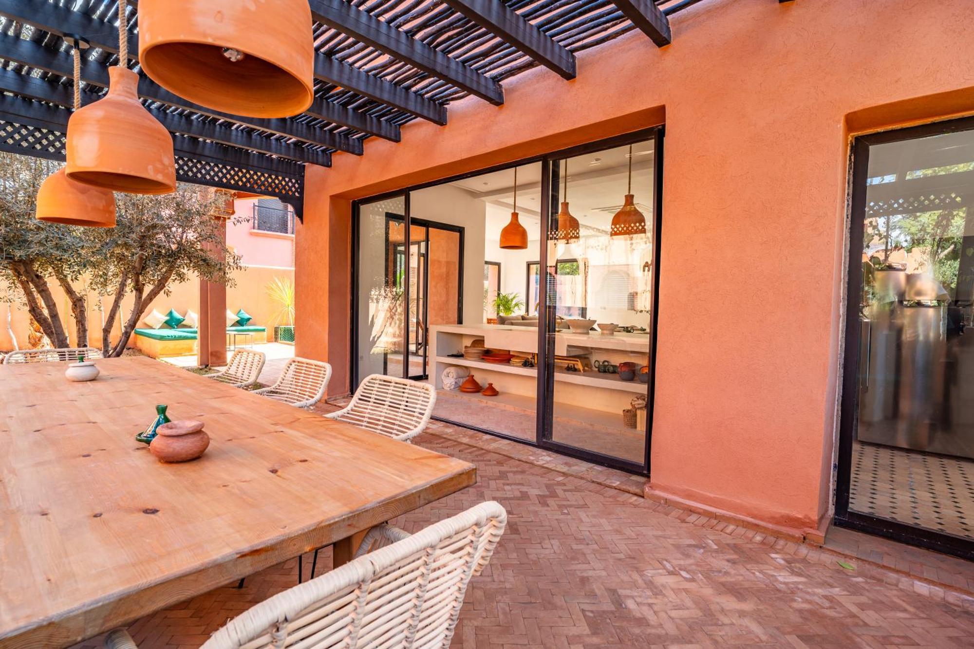 Palais Mamina 380m2 Au Coeur De La Palmeraie De Marrackech Villa