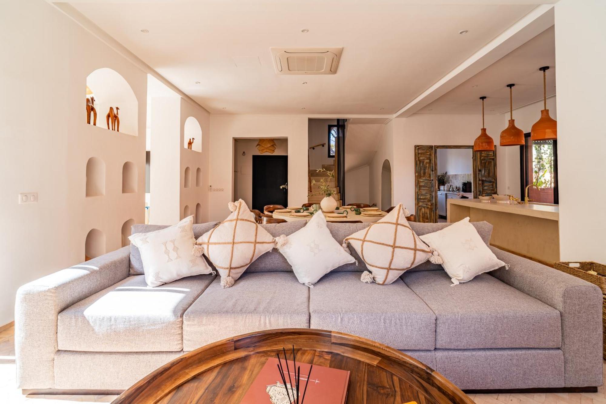 Villa Palais Mamina 380m2 Au Coeur De La Palmeraie De Marrackech