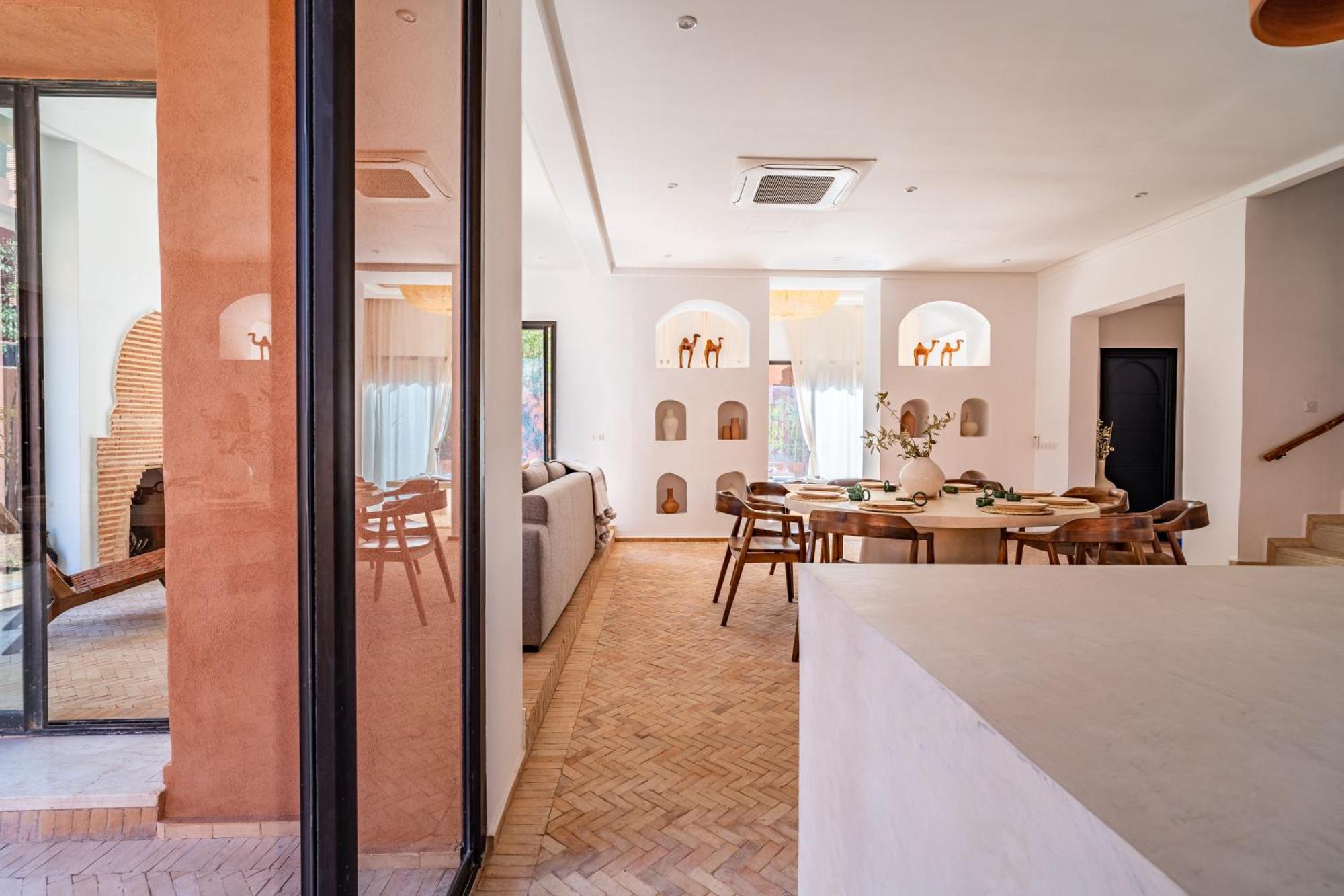 Palais Mamina 380m2 Au Coeur De La Palmeraie De Marrackech Villa