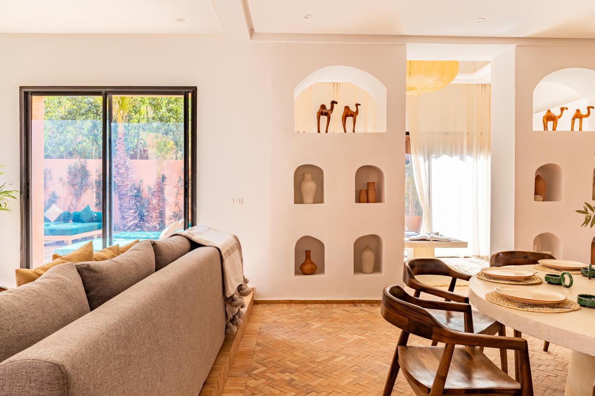 Villa Palais Mamina 380m2 Au Coeur De La Palmeraie De Marrackech