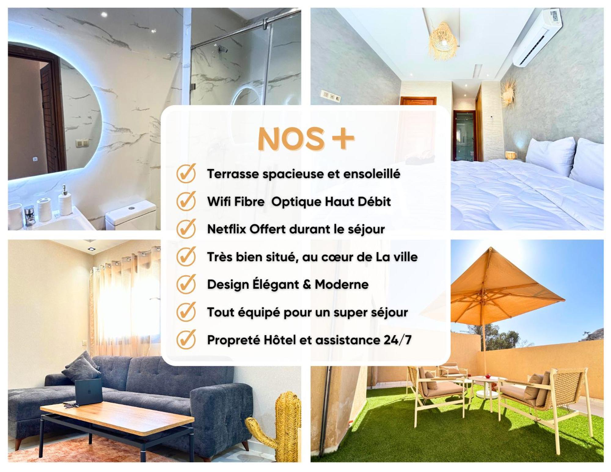 Luxe Et Calme De Gueliz Avec Grande Terrasse Appartement