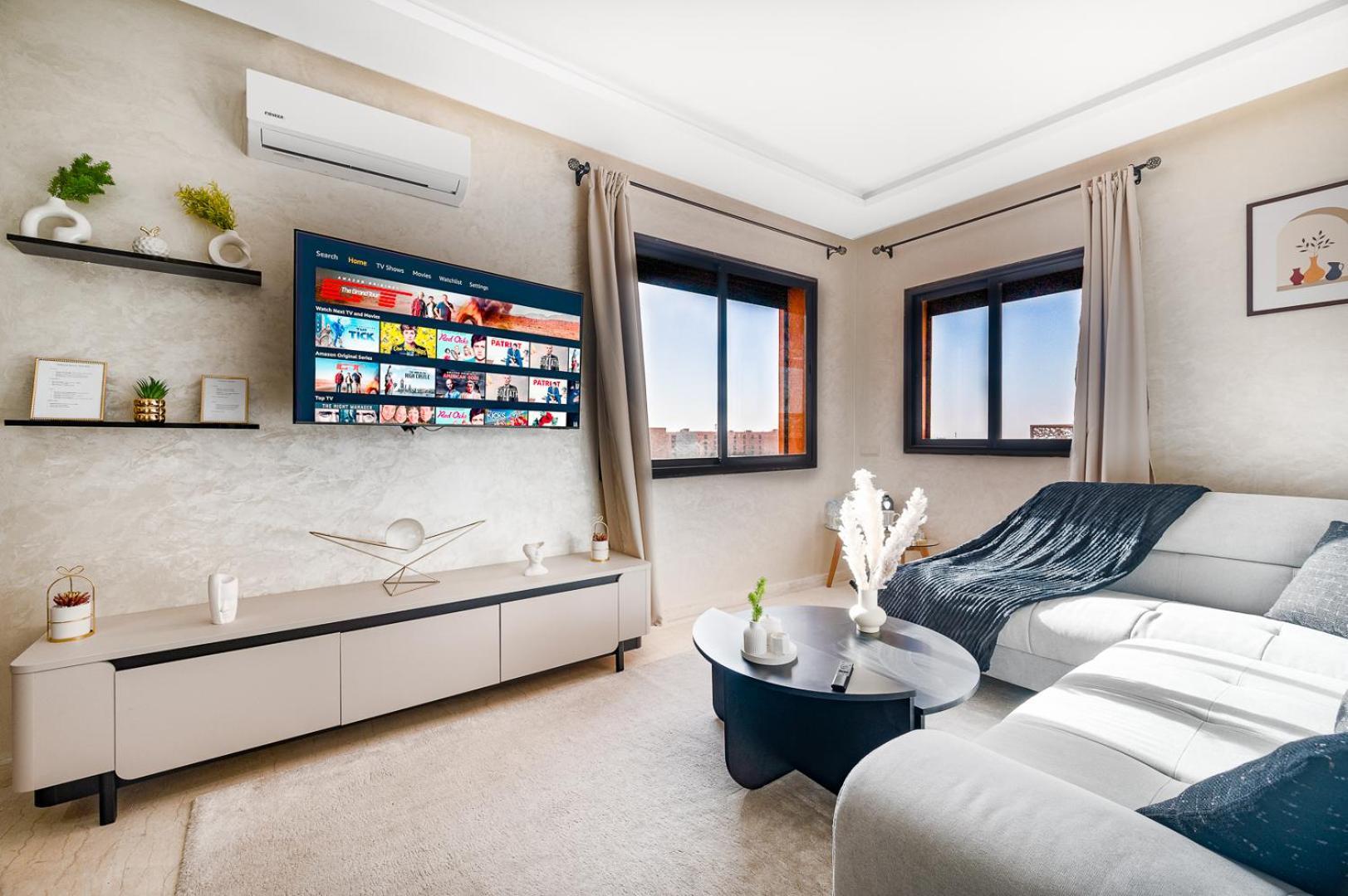 Appartement Elegant Avec Parking - Gueliz Hivernage