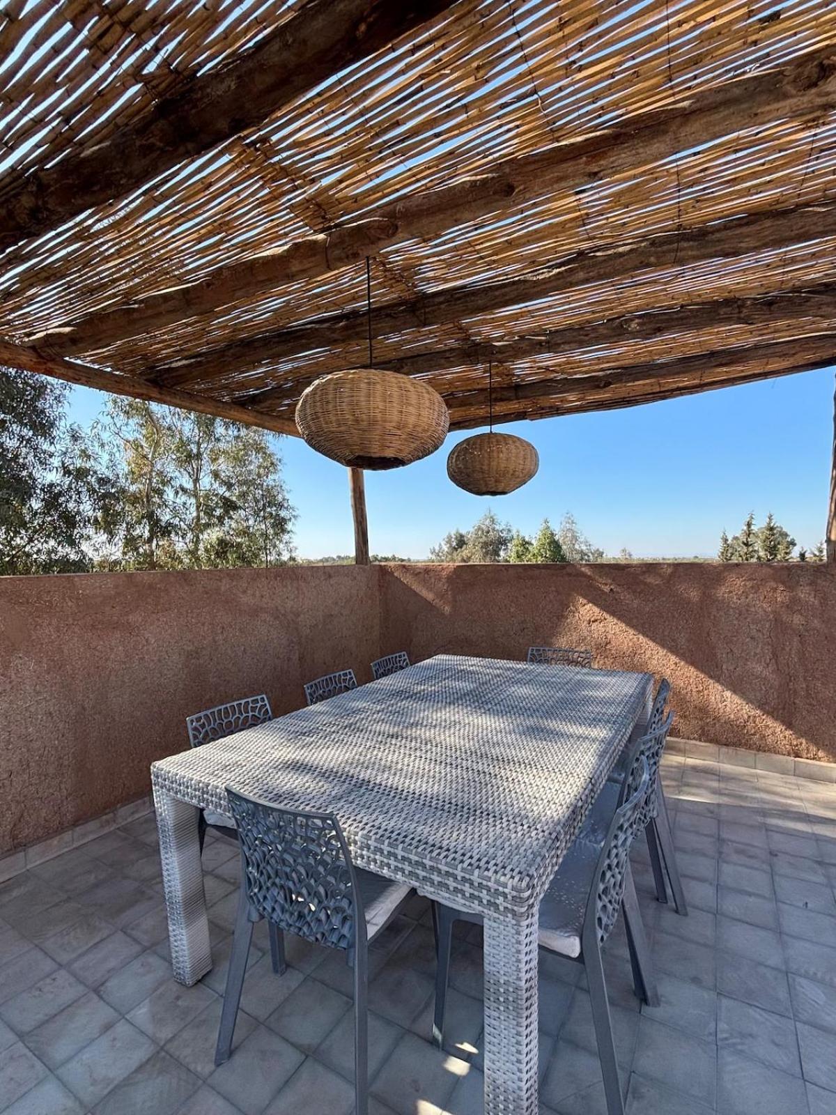 New Dar Ait Zahra Marrakech-cook Included-view Atlas Villa Marrakesh