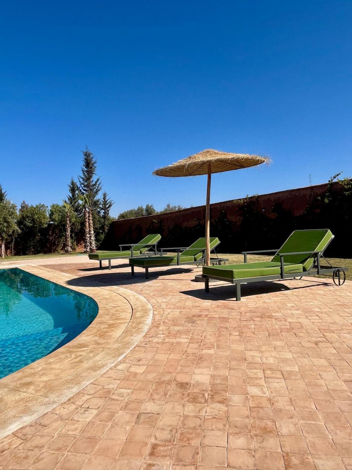 Villa New Dar Ait Zahra Marrakech-cook Included-view Atlas