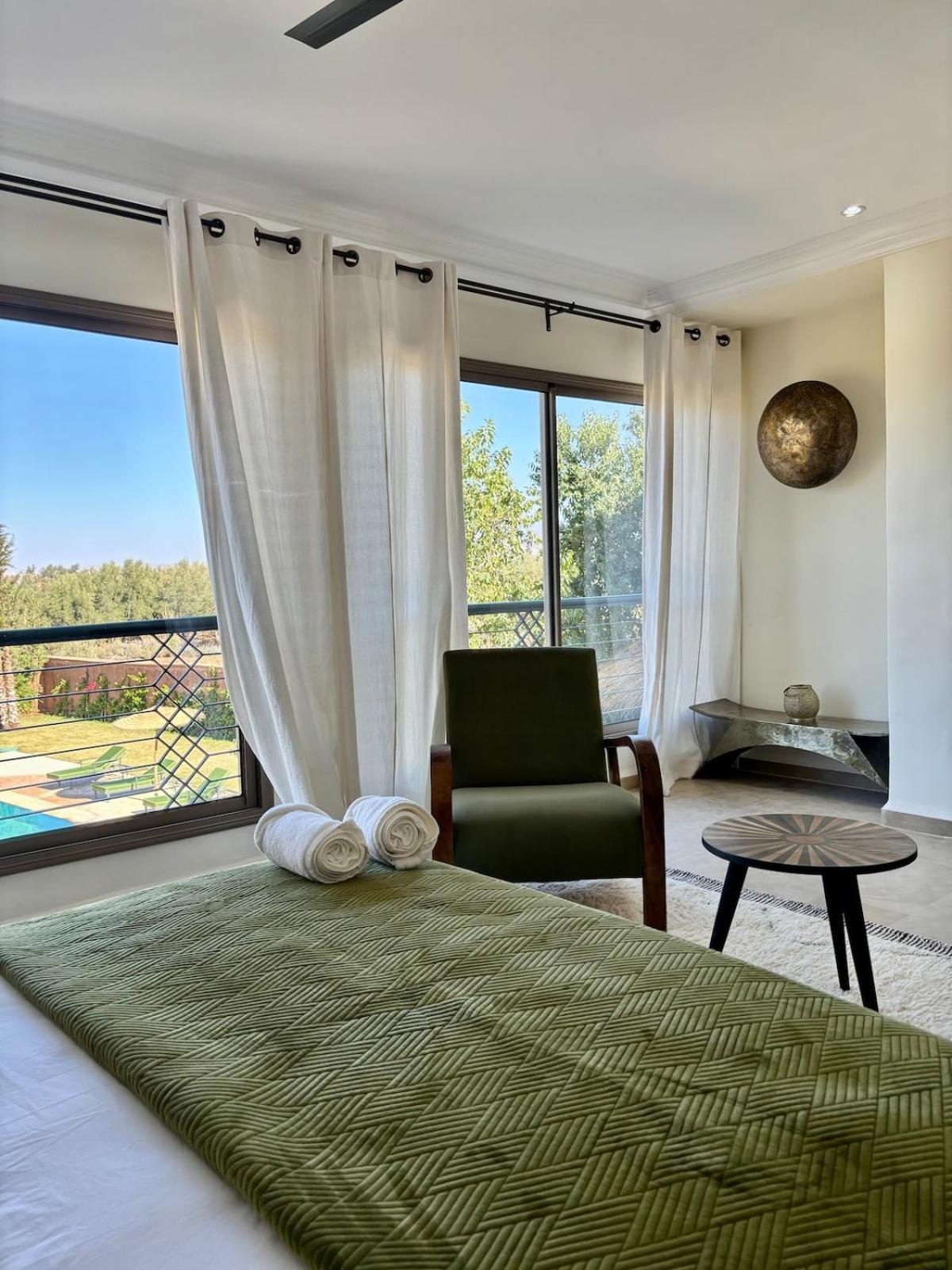 Villa New Dar Ait Zahra Marrakech-cook Included-view Atlas *