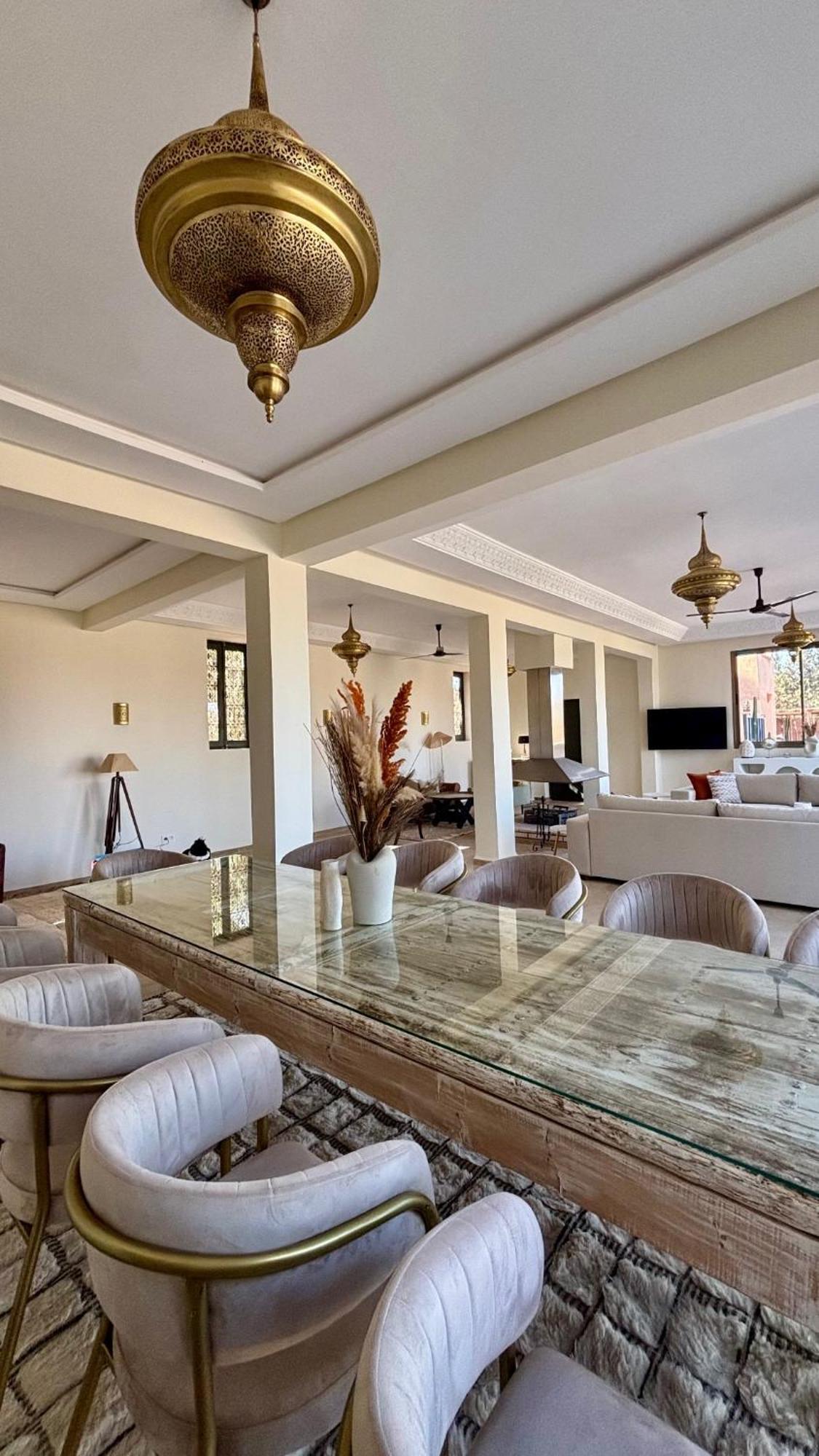 Villa New Dar Ait Zahra Marrakech-cook Included-view Atlas