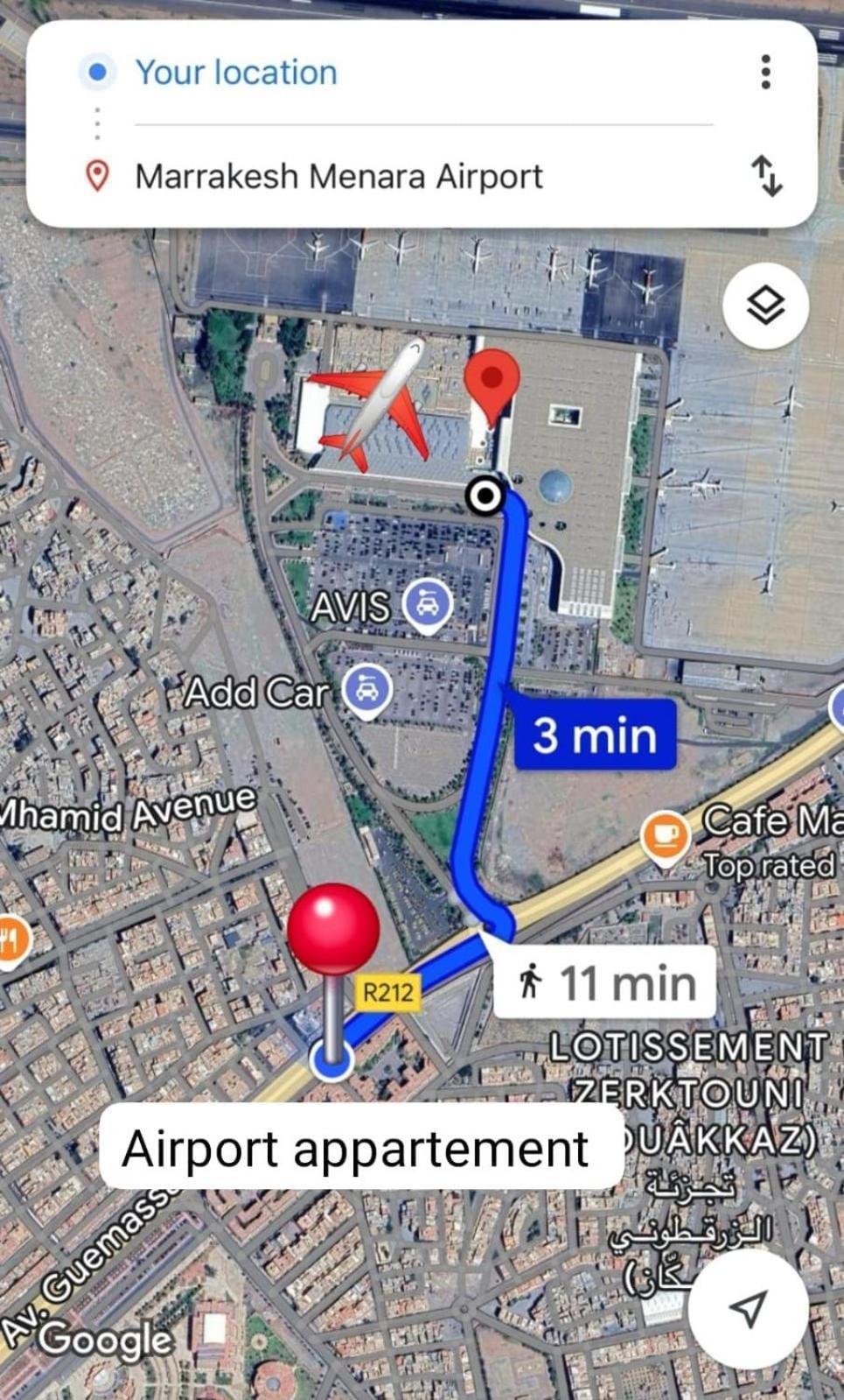 Airport , Perfect For Early & Late Flights Appartement Marrakesh