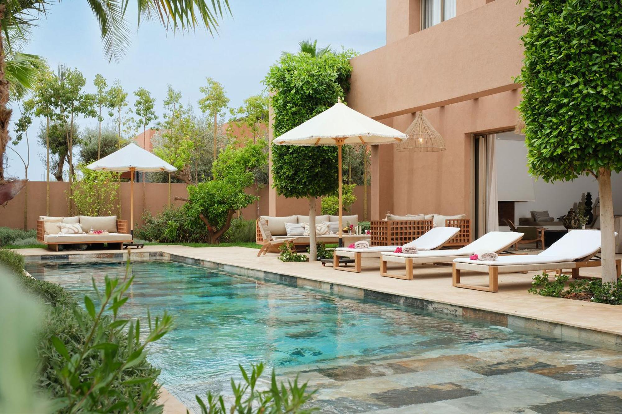 Ty Habibi - Super 5 Bedroom With Private Heated Pool By The Golf Amelkis * Marrakesh
