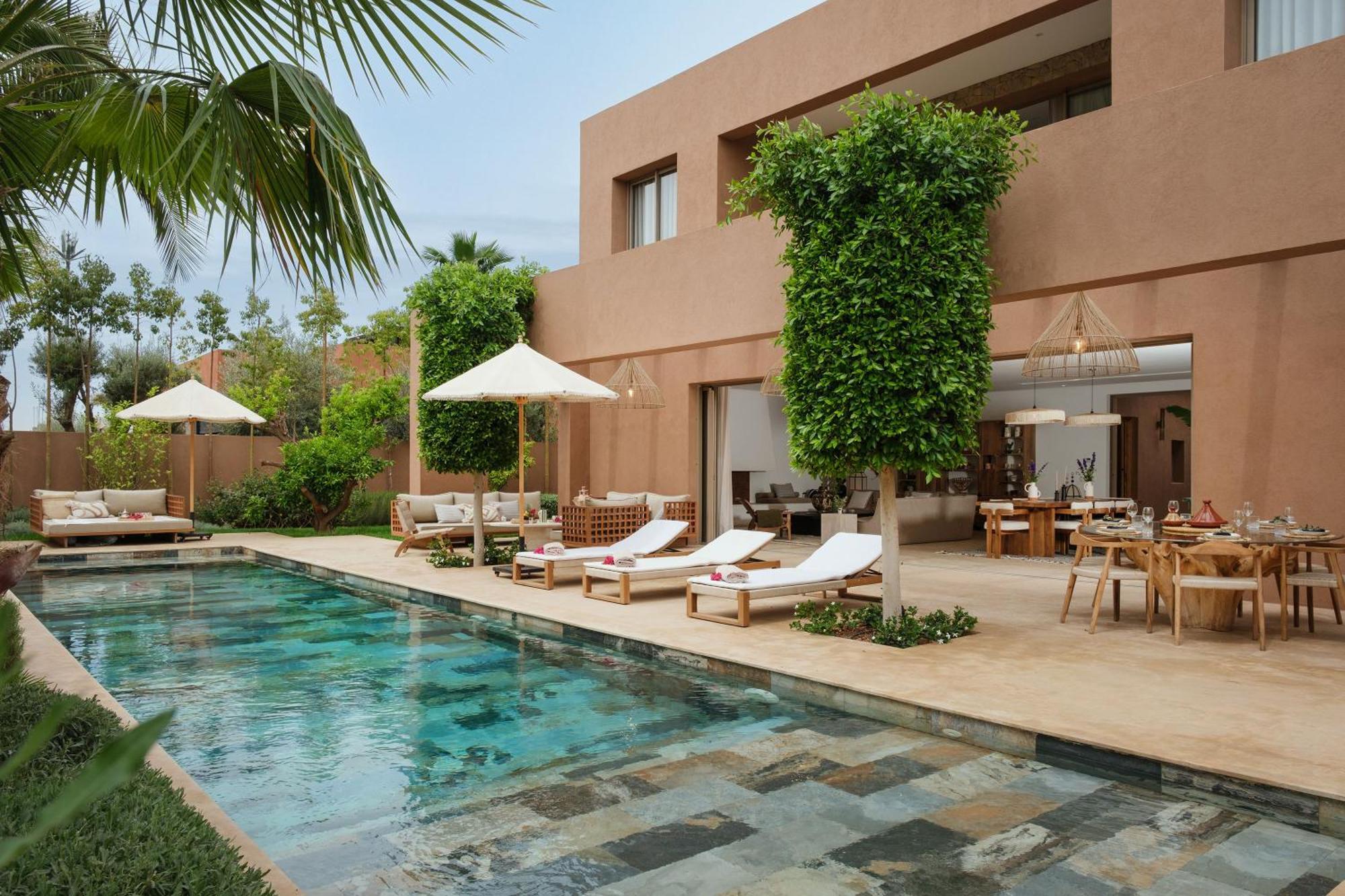 Ty Habibi - Super 5 Bedroom With Private Heated Pool By The Golf Amelkis