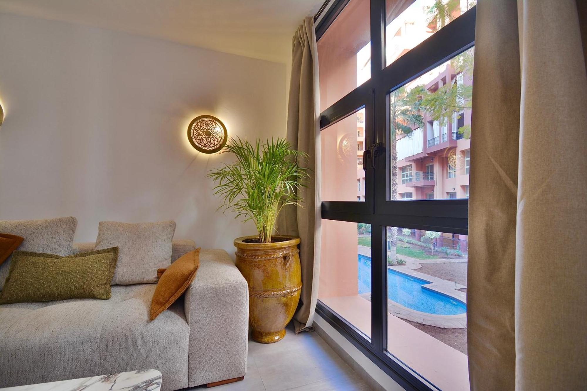 M17-le Duplex-balcon-piscine-majorelle Apartamento Marrakesh