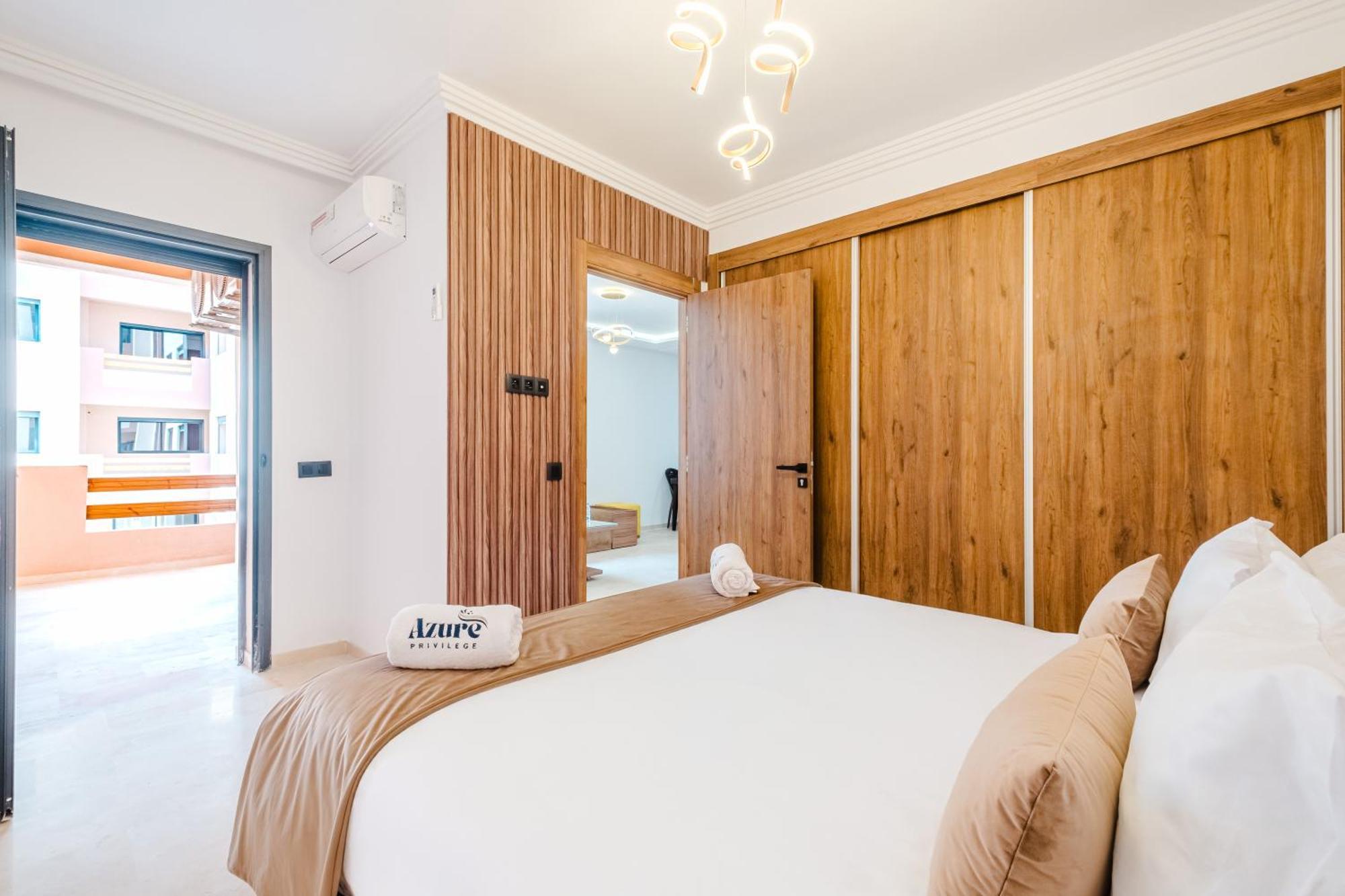 Apartment 3 Min De Gueliz - Appart Avec Balcon , Vue Piscine *