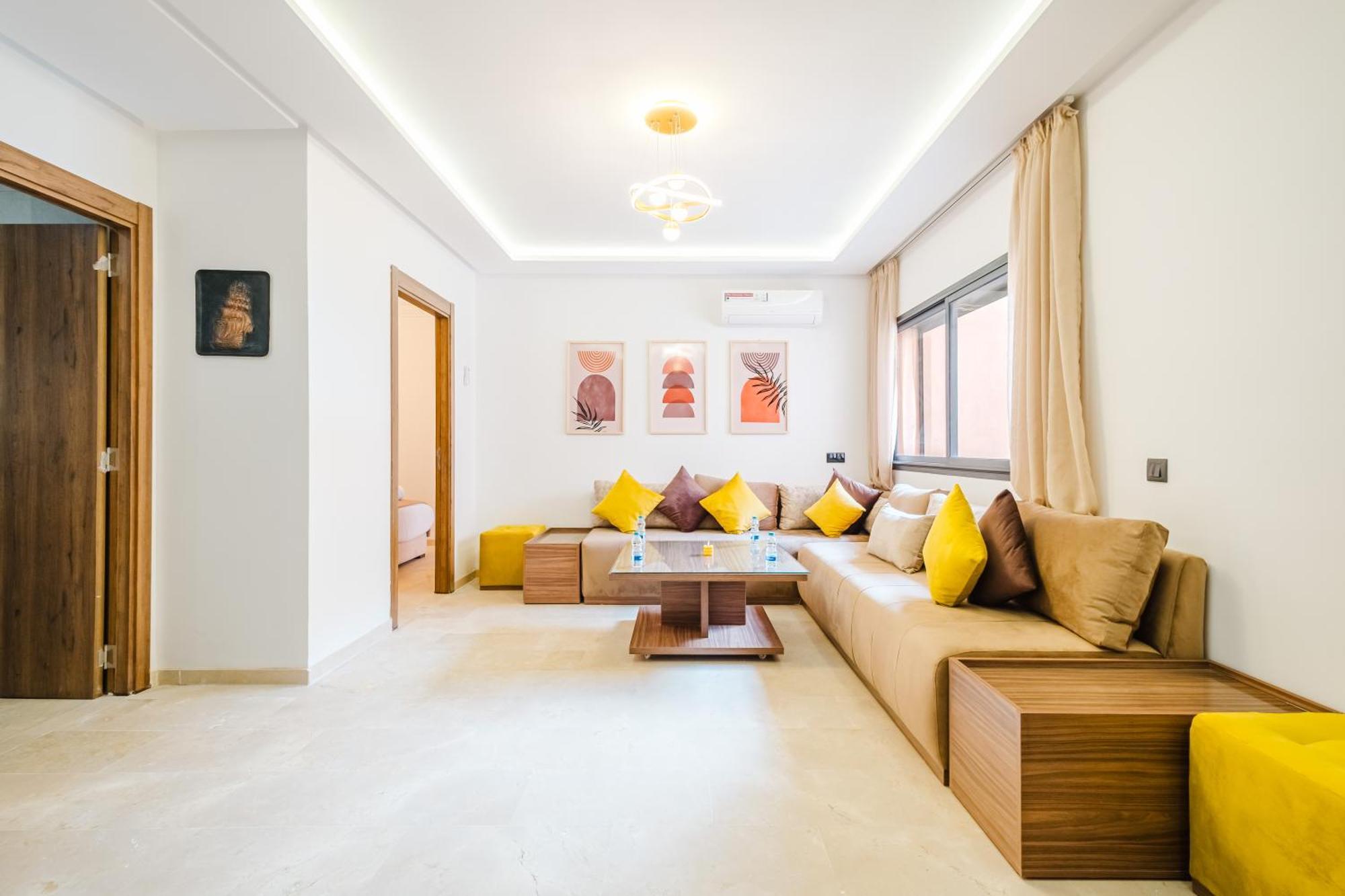 Apartment 3 Min De Gueliz - Appart Avec Balcon , Vue Piscine Marrakesch
