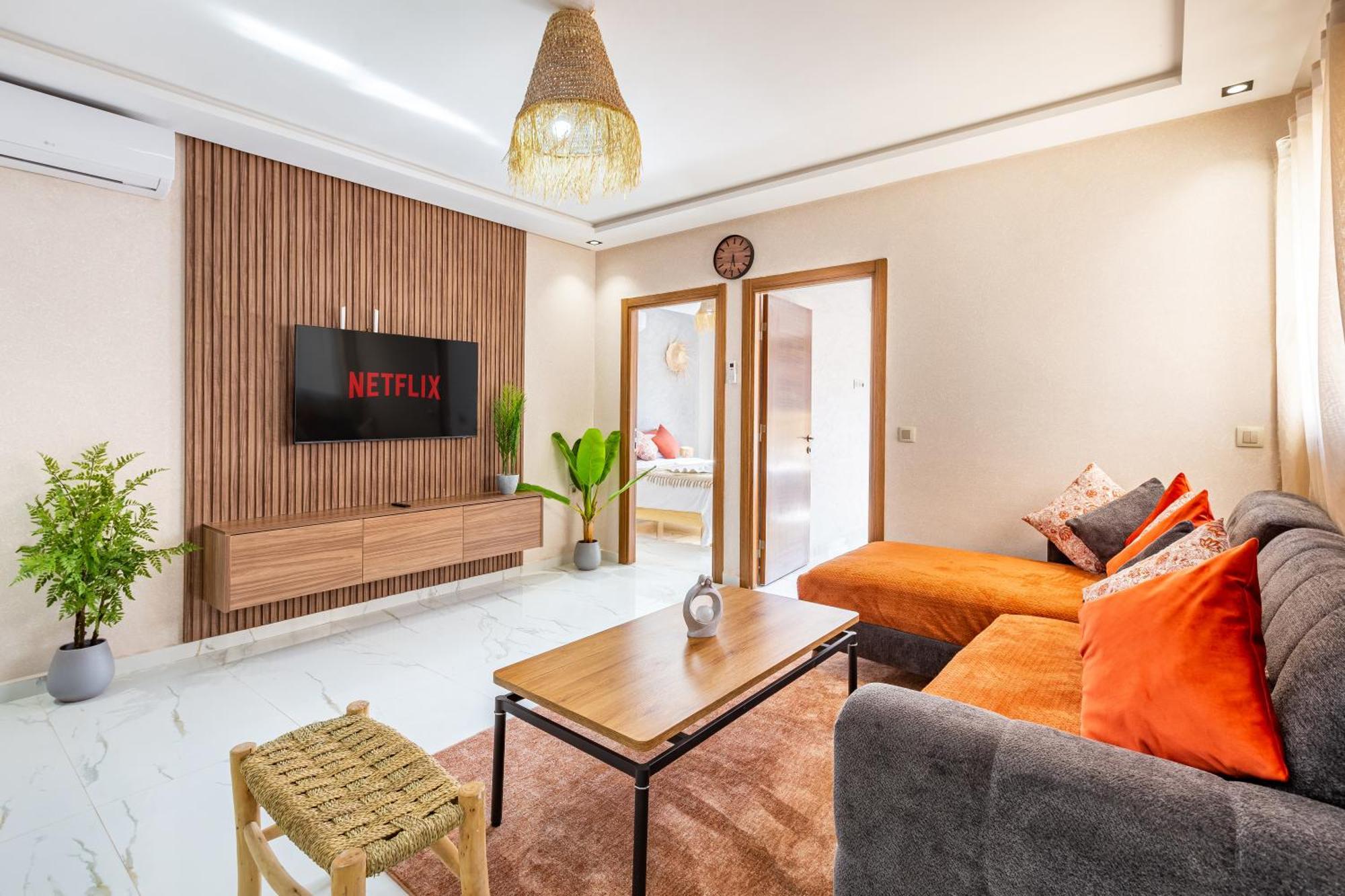 Appartement Luxe Et Calme De Gueliz Avec Grande Terrasse *