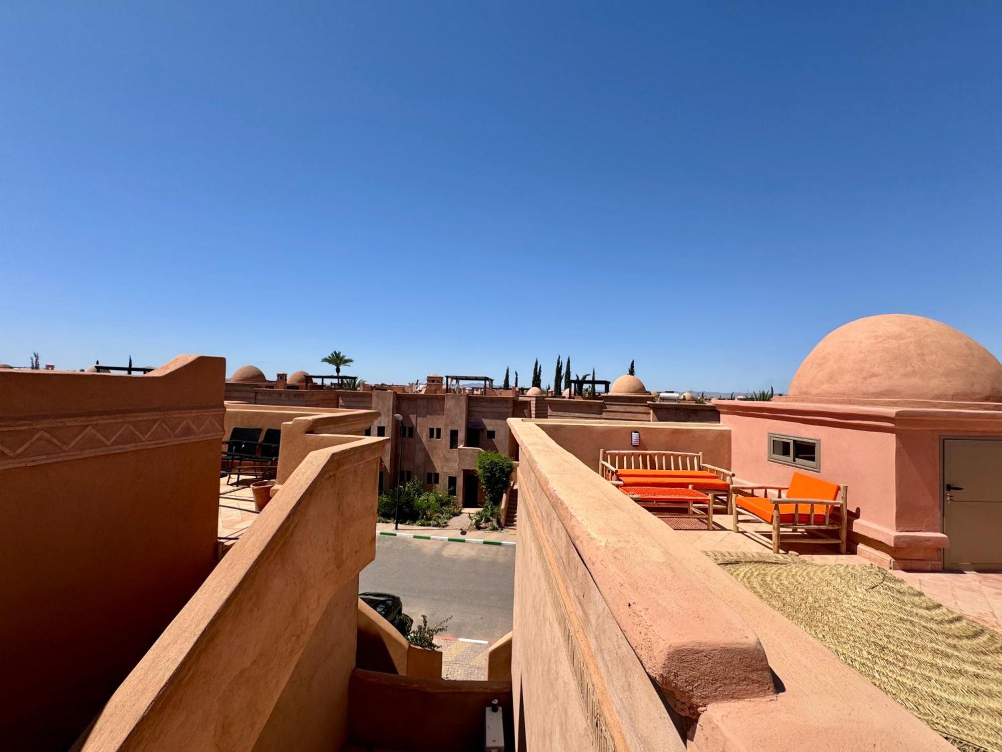 Appartement Duplex Luxe Avec Rooftop, 3 Piscines, 2 Chambres, Atlas Golf Marrakech Marrakesh